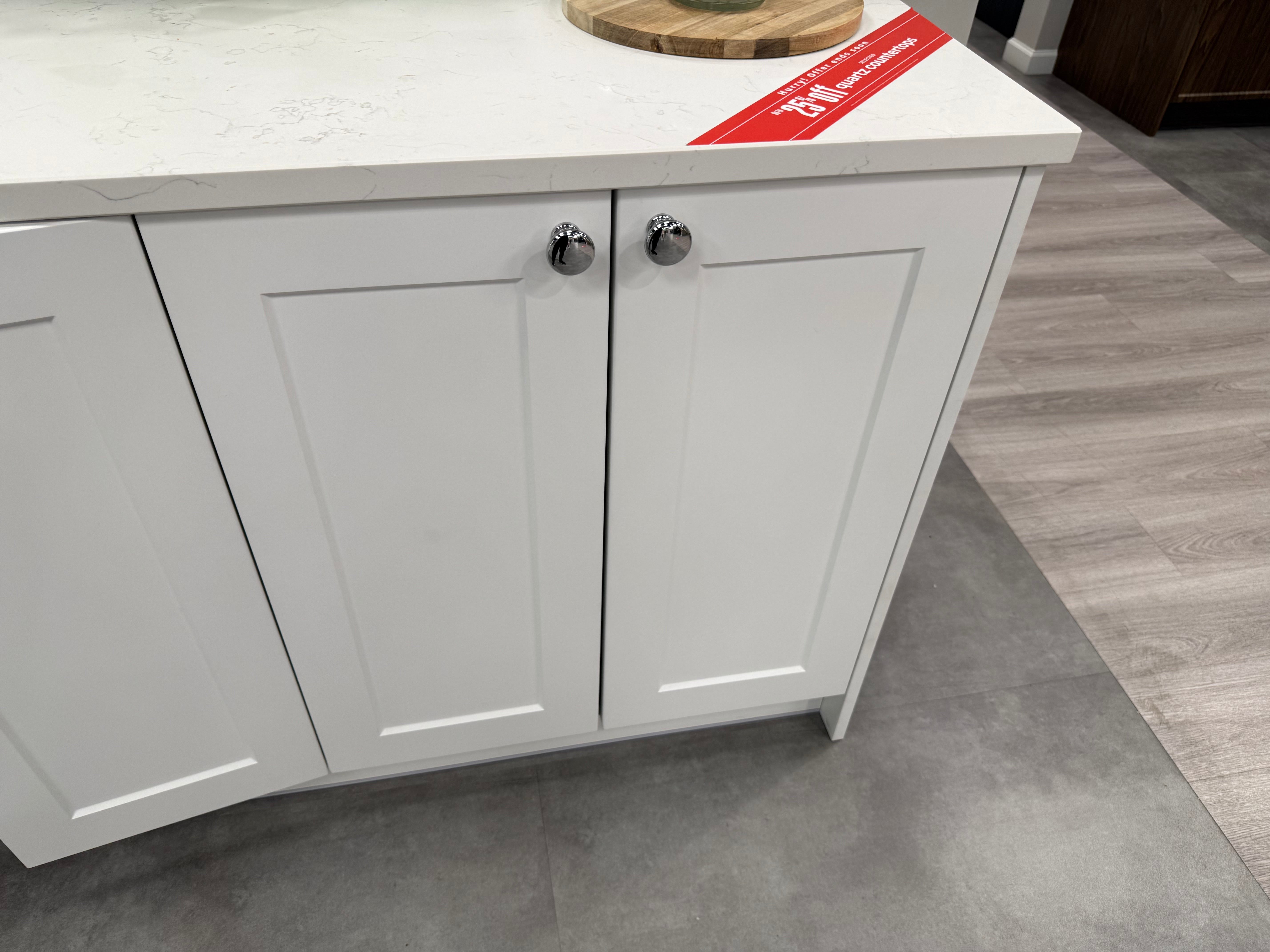 Wren Shaker Chelsea Matte Navy Blue & White Kitchen with Island