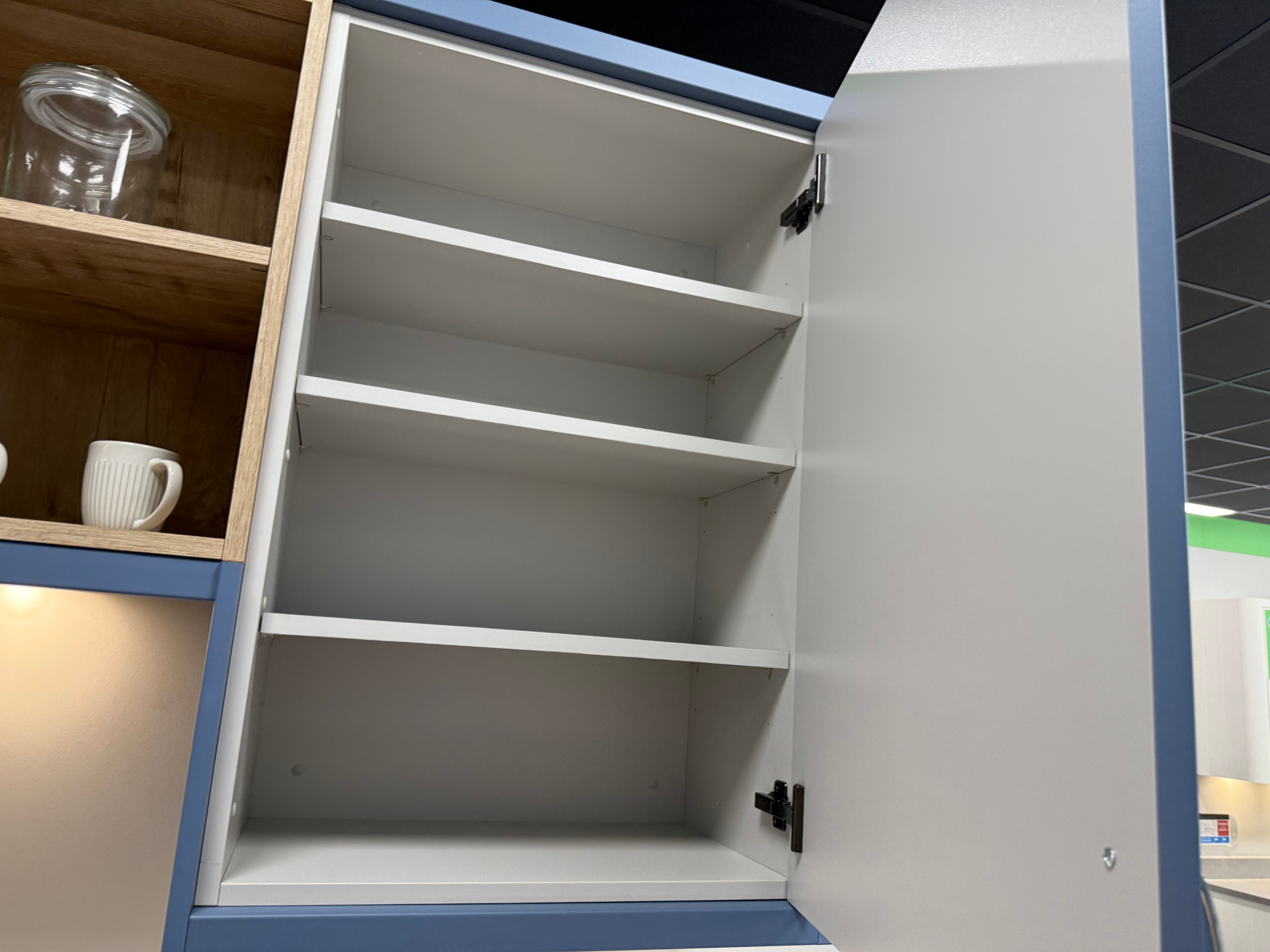 Wren Contour Juratek Matte Smoke Blue Kitchen