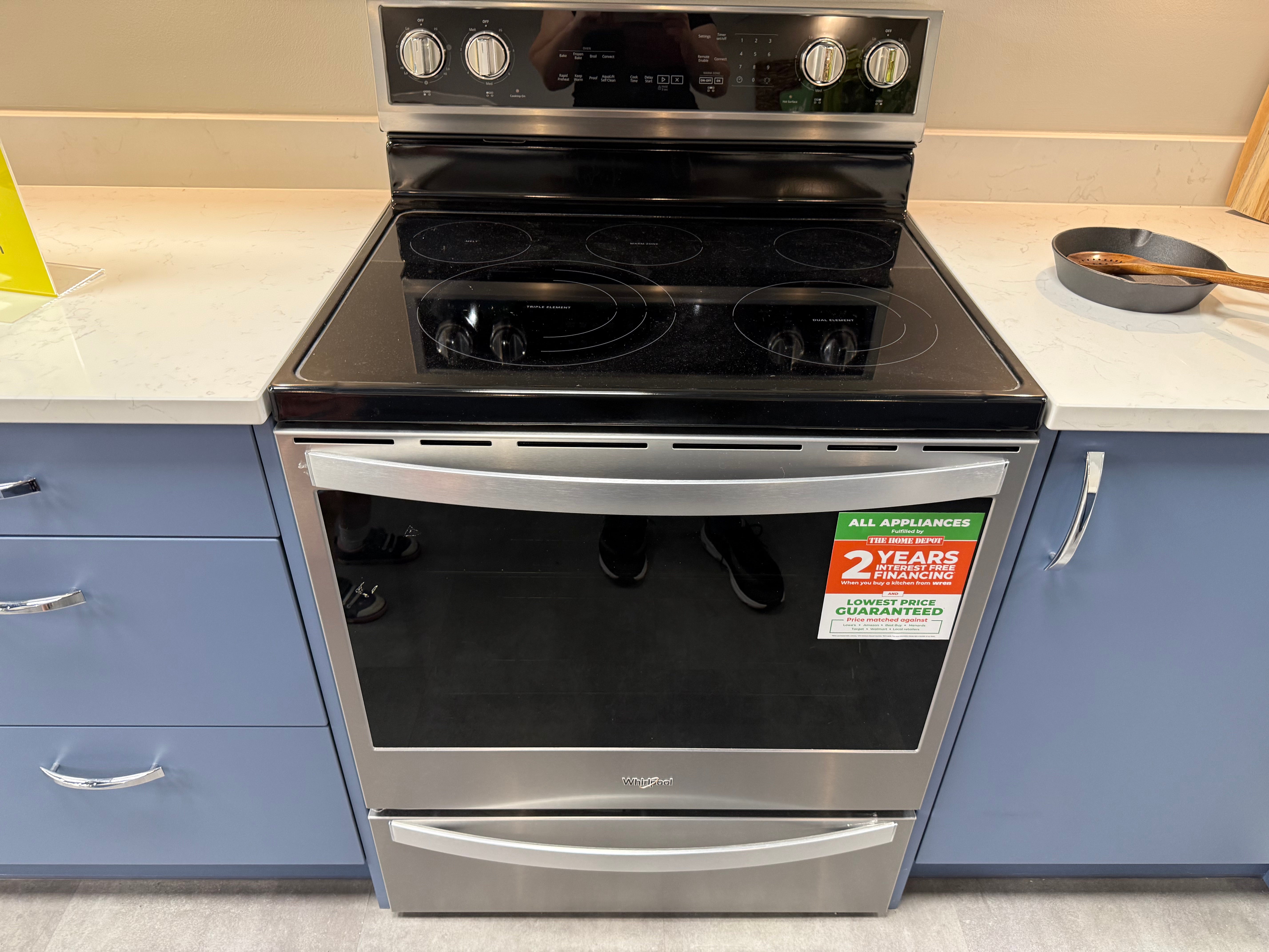 Wren Contour Juratek Matte Smoke Blue Kitchen