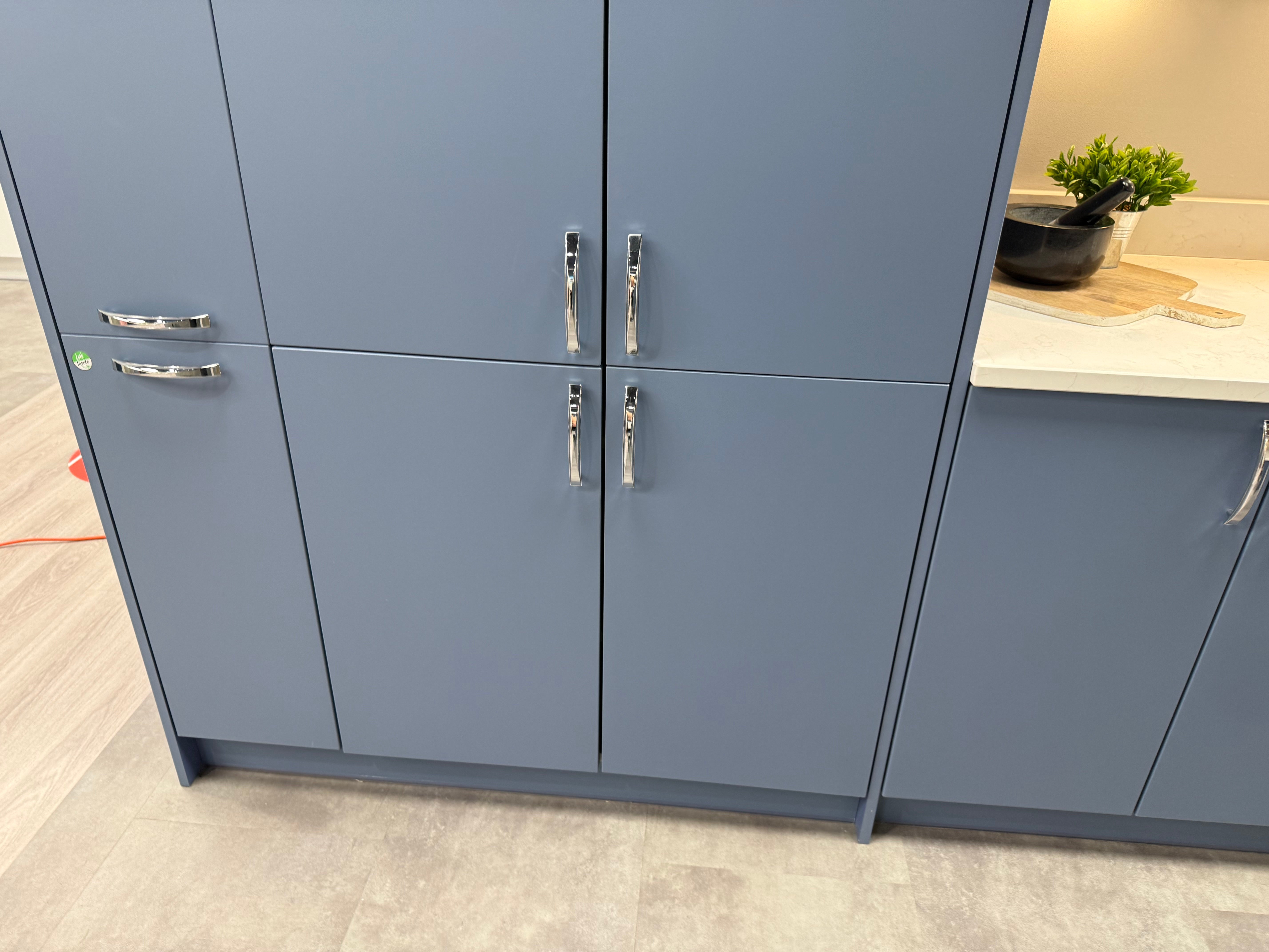 Wren Contour Juratek Matte Smoke Blue Kitchen