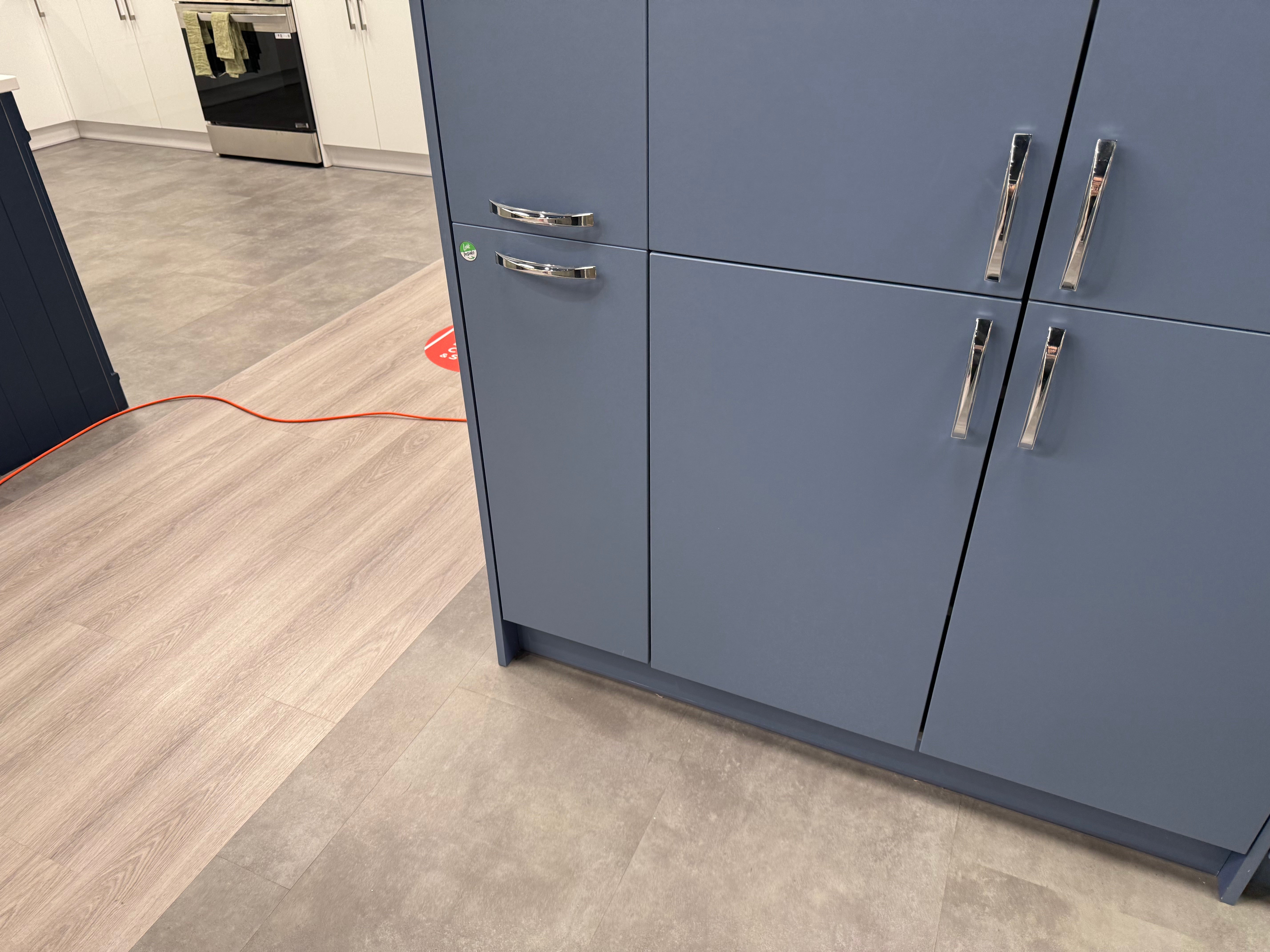 Wren Contour Juratek Matte Smoke Blue Kitchen