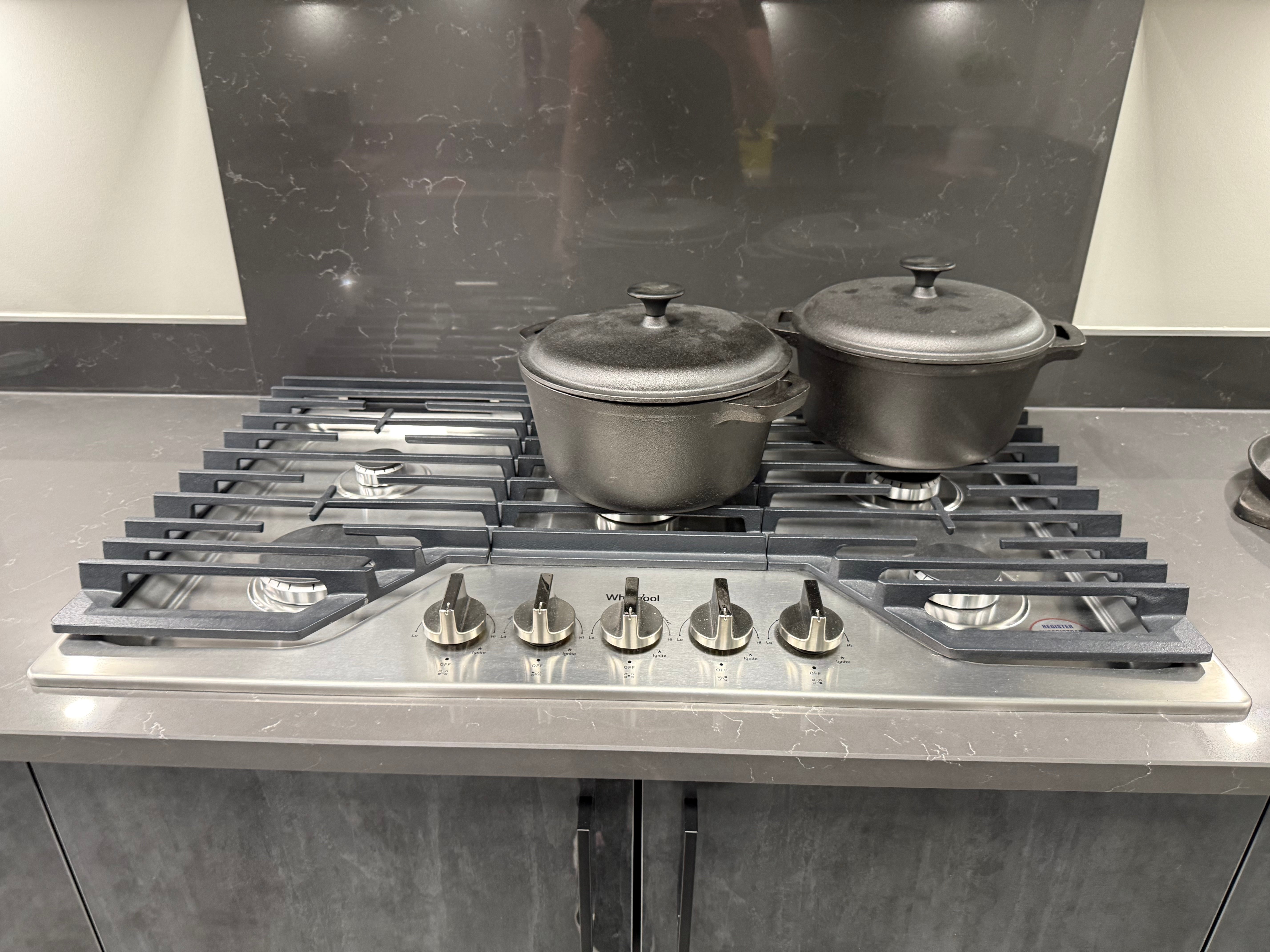 Wren Elements Contour Juratek Metallic Slate Gloss and Pencil Gray Matte Kitchen