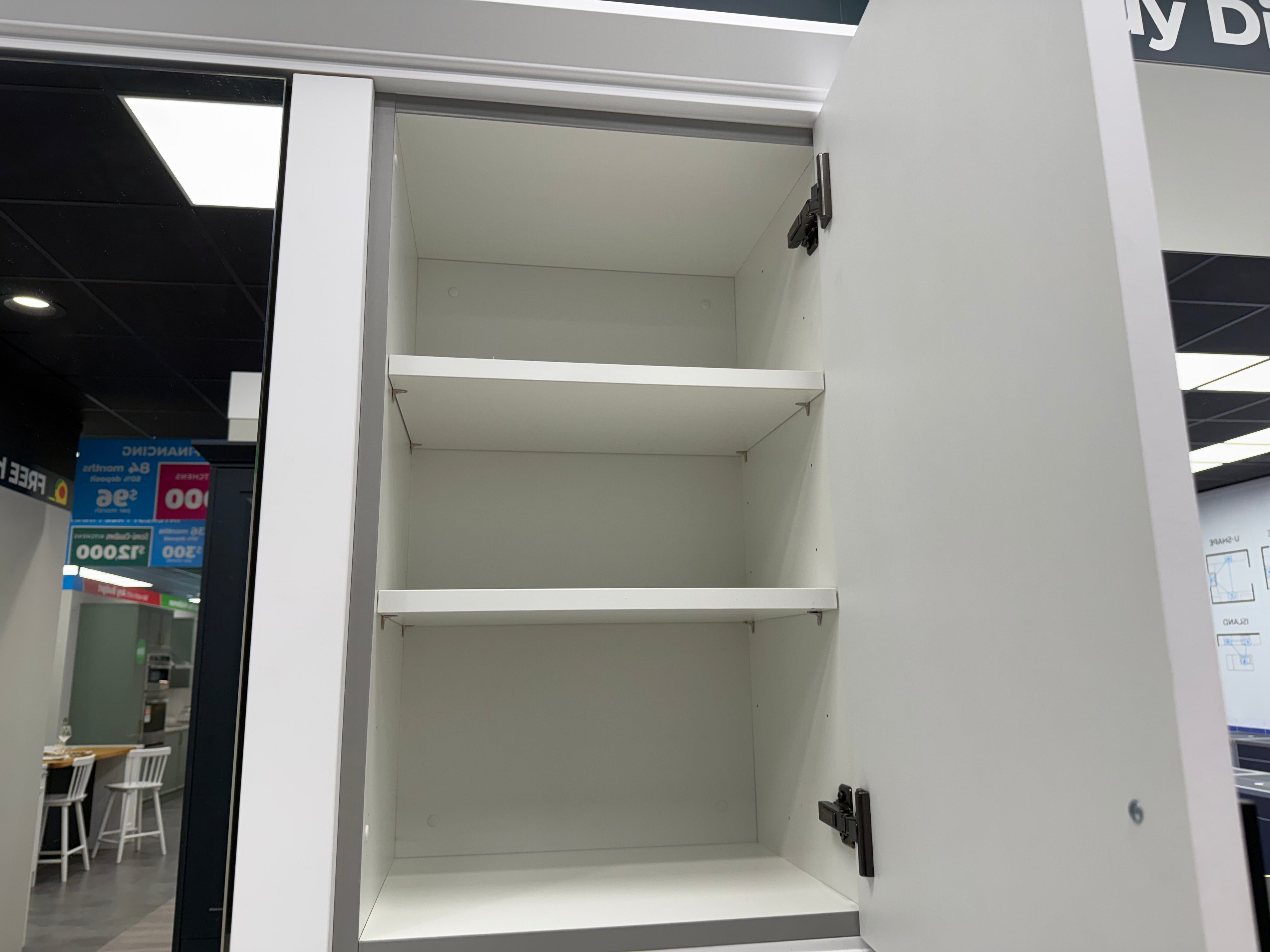 Wren White Matte Shaker Built-In Single Vanity