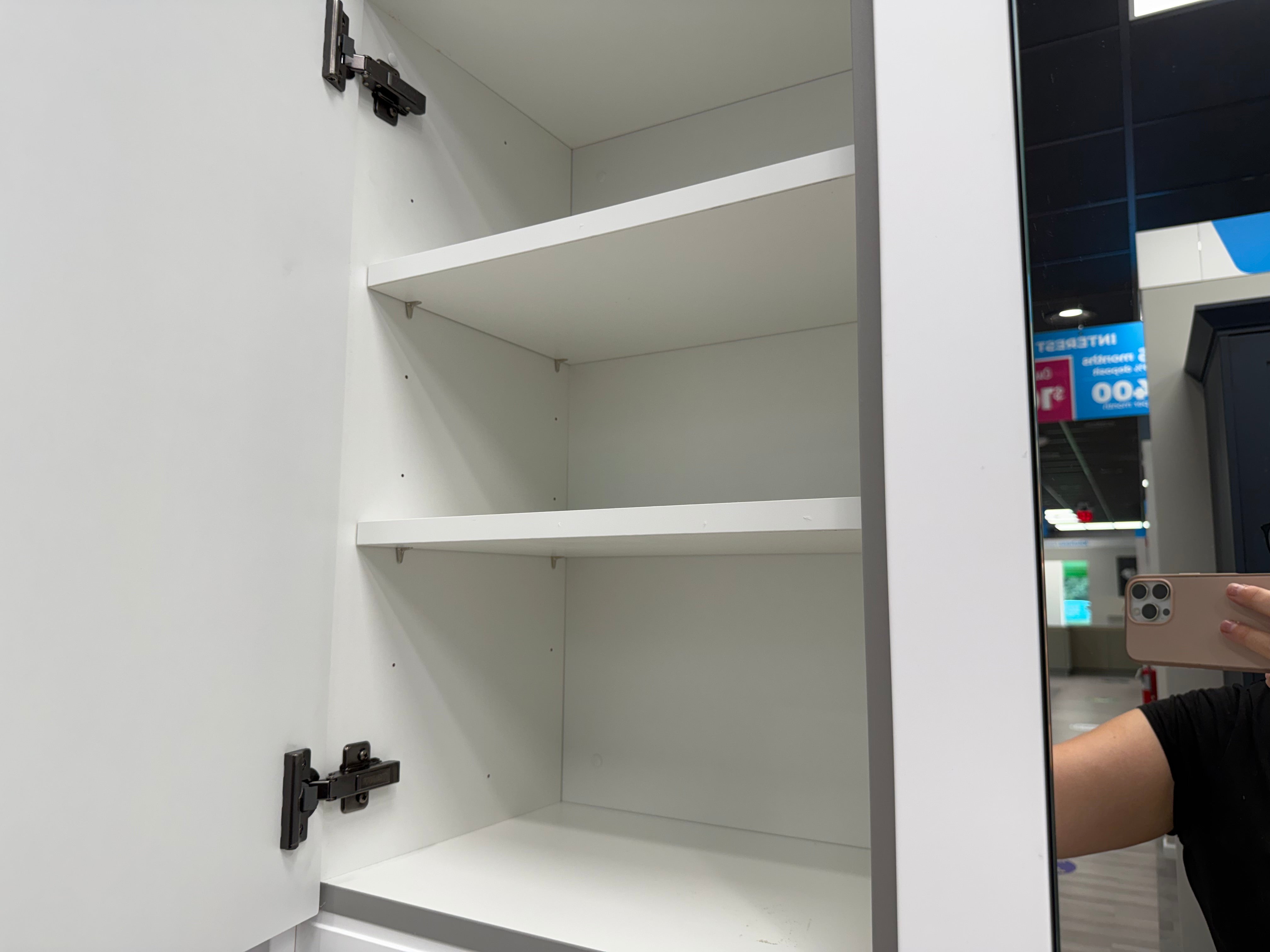 Wren White Matte Shaker Built-In Single Vanity