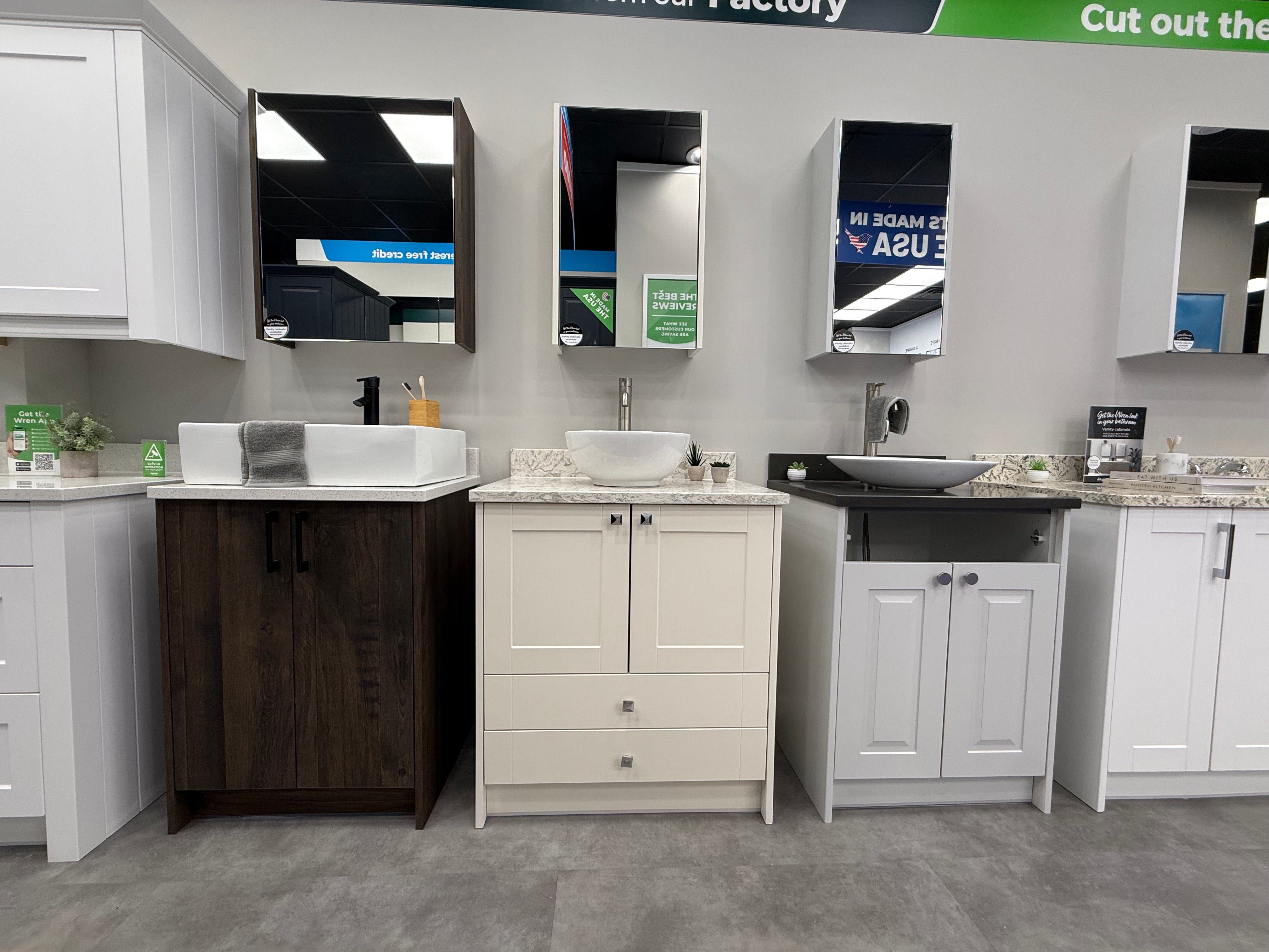 Wren Off White Shaker Freestanding Single Vanity
