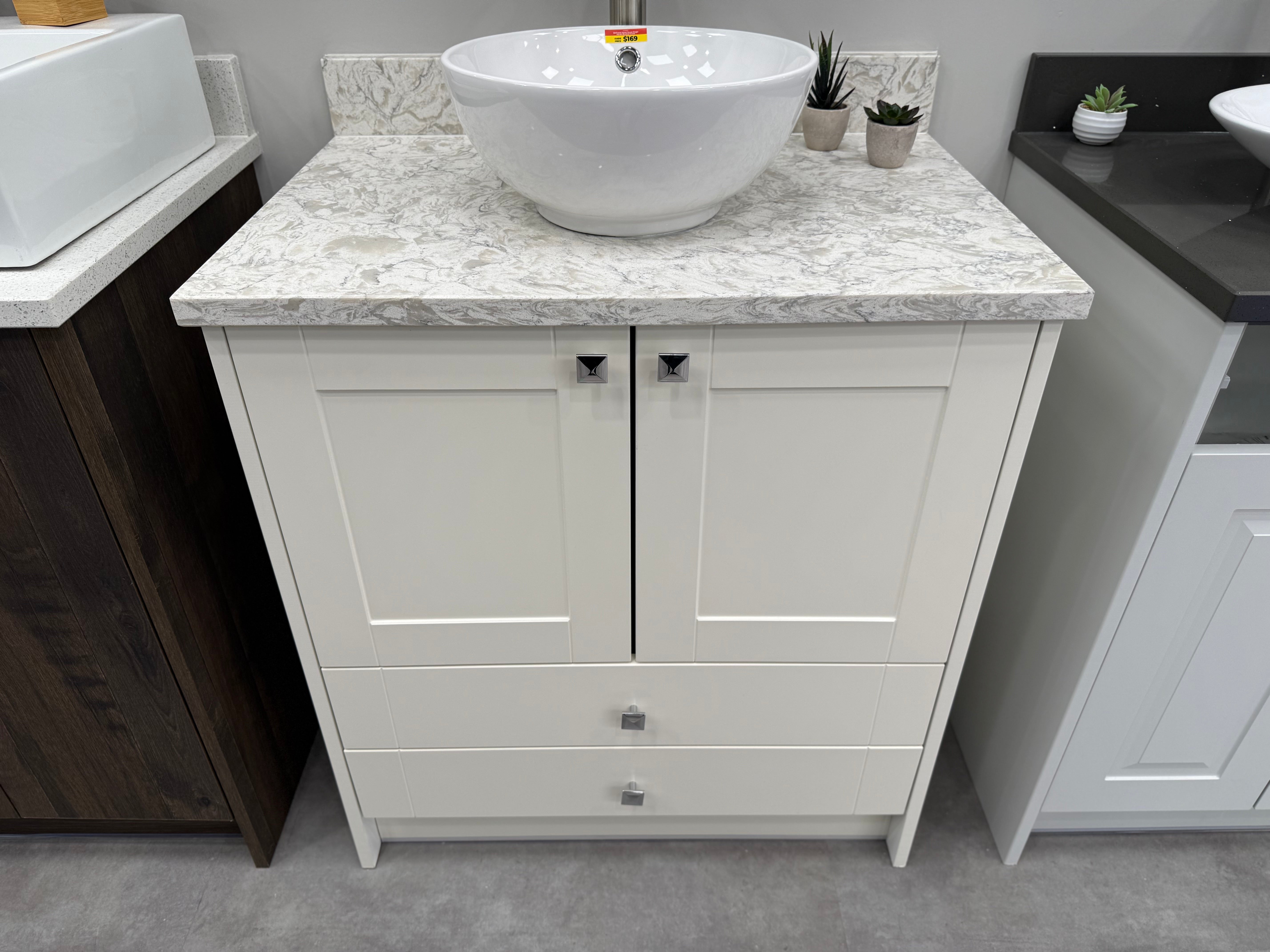 Wren Off White Shaker Freestanding Single Vanity