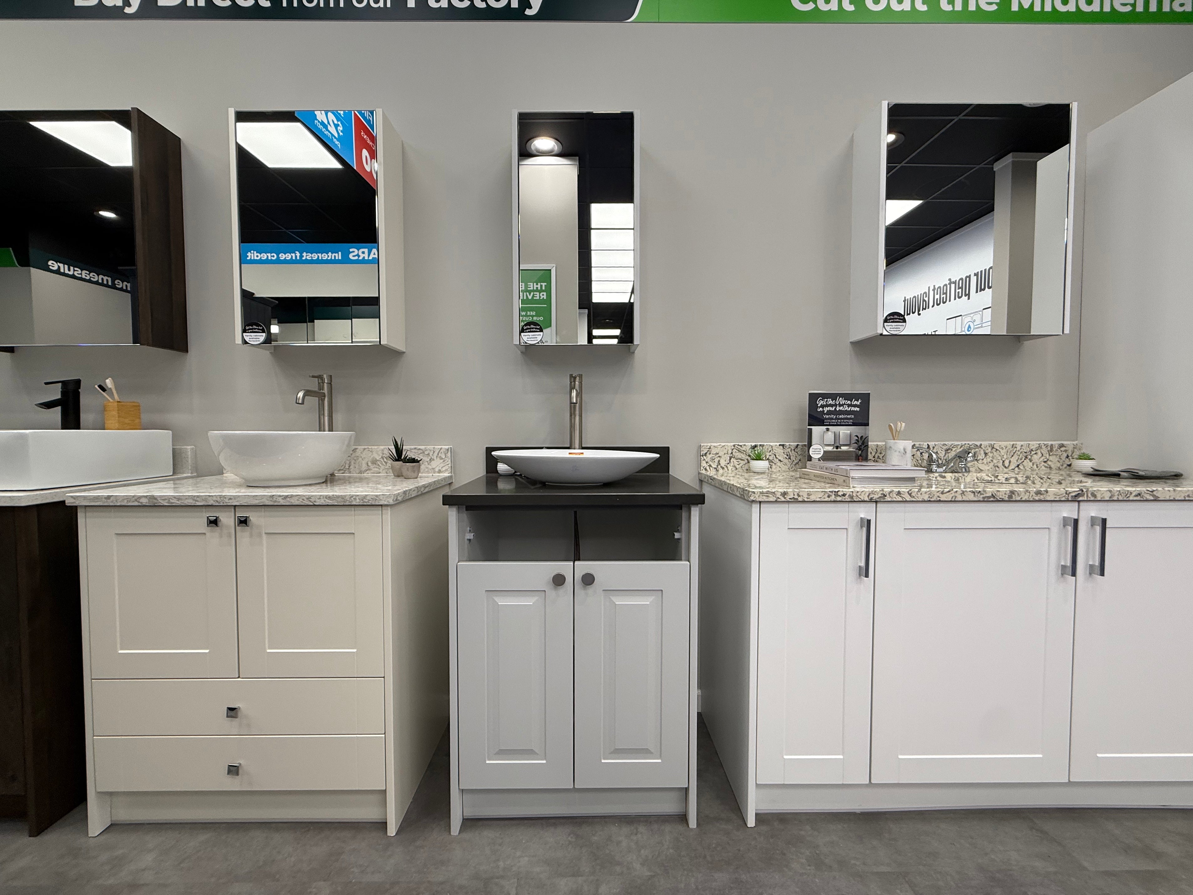 Wren Matte White Shaker Freestanding Single Vanity