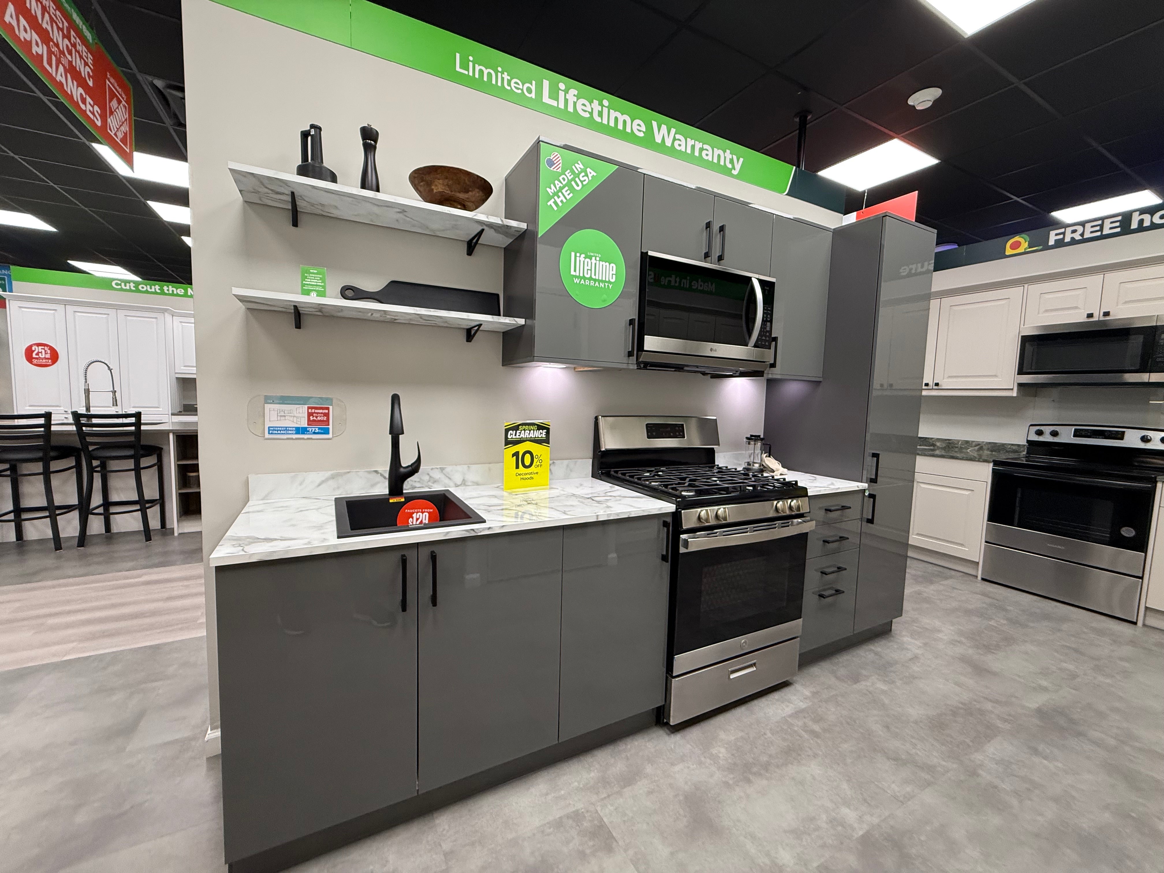 Wren Autograph Lava Gray Gloss Kitchen Wall