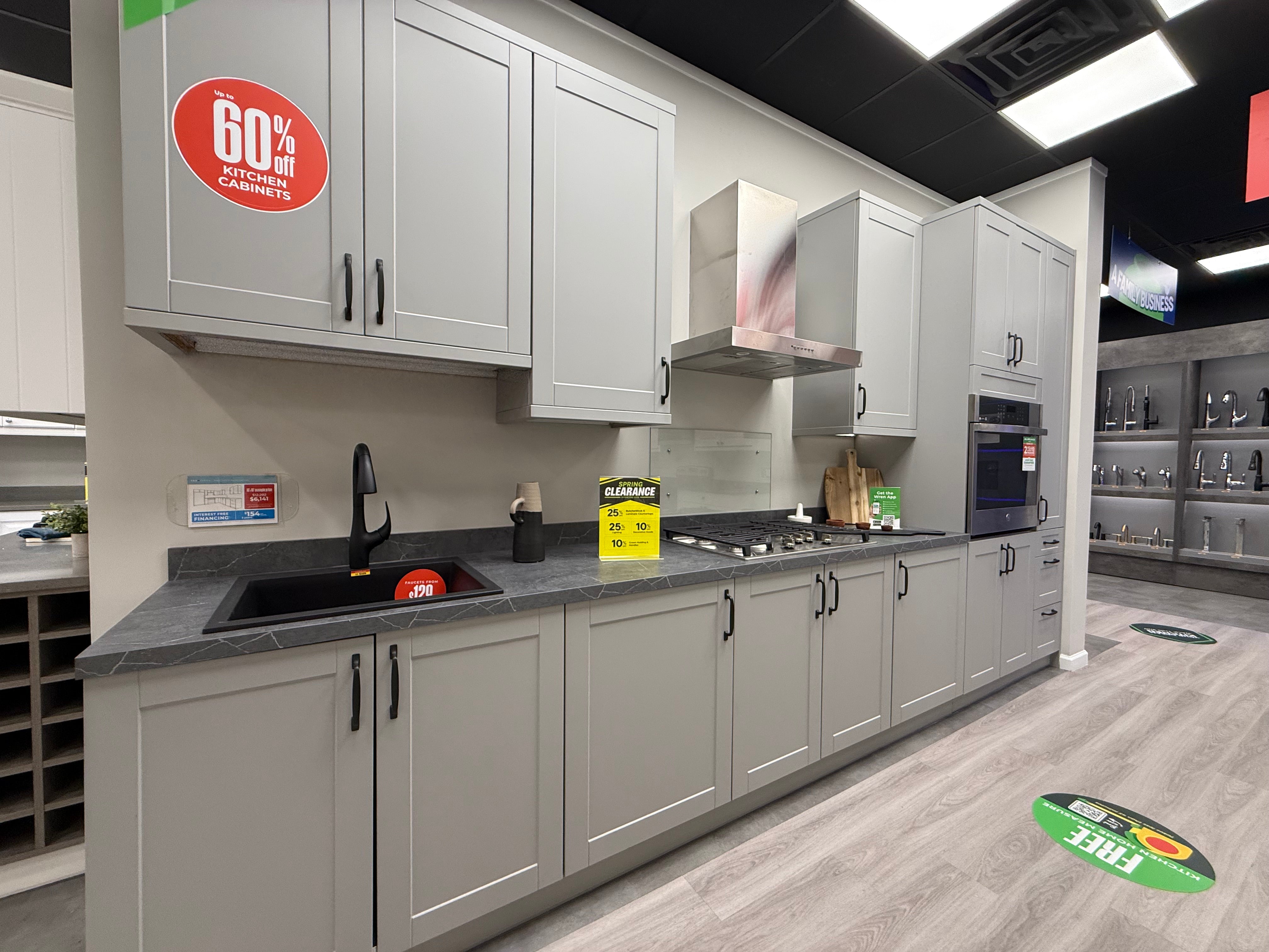 Wren Shaker Classic Juratek Ash Gray Matte Kitchen