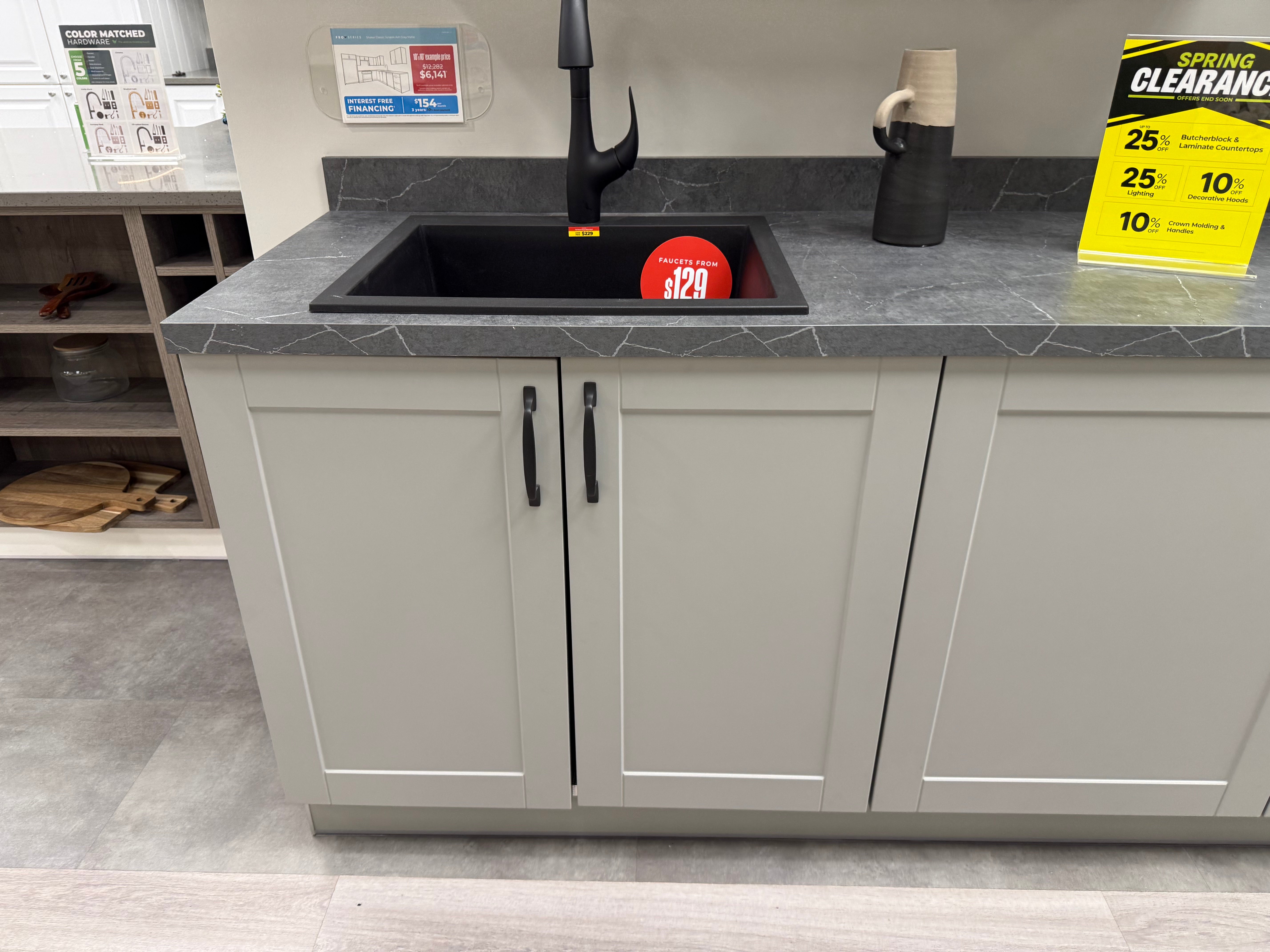 Wren Shaker Classic Juratek Ash Gray Matte Kitchen