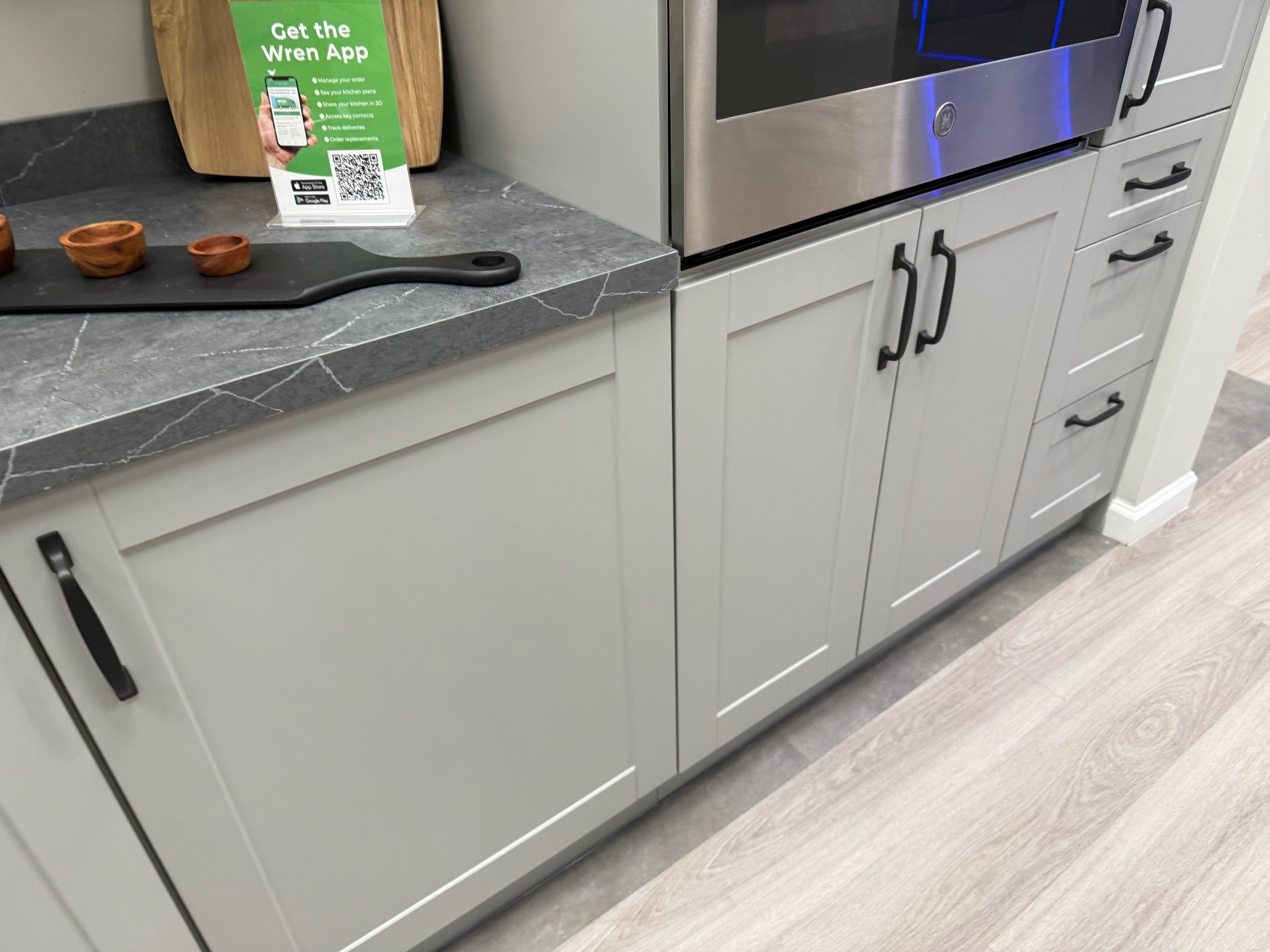 Wren Shaker Classic Juratek Ash Gray Matte Kitchen