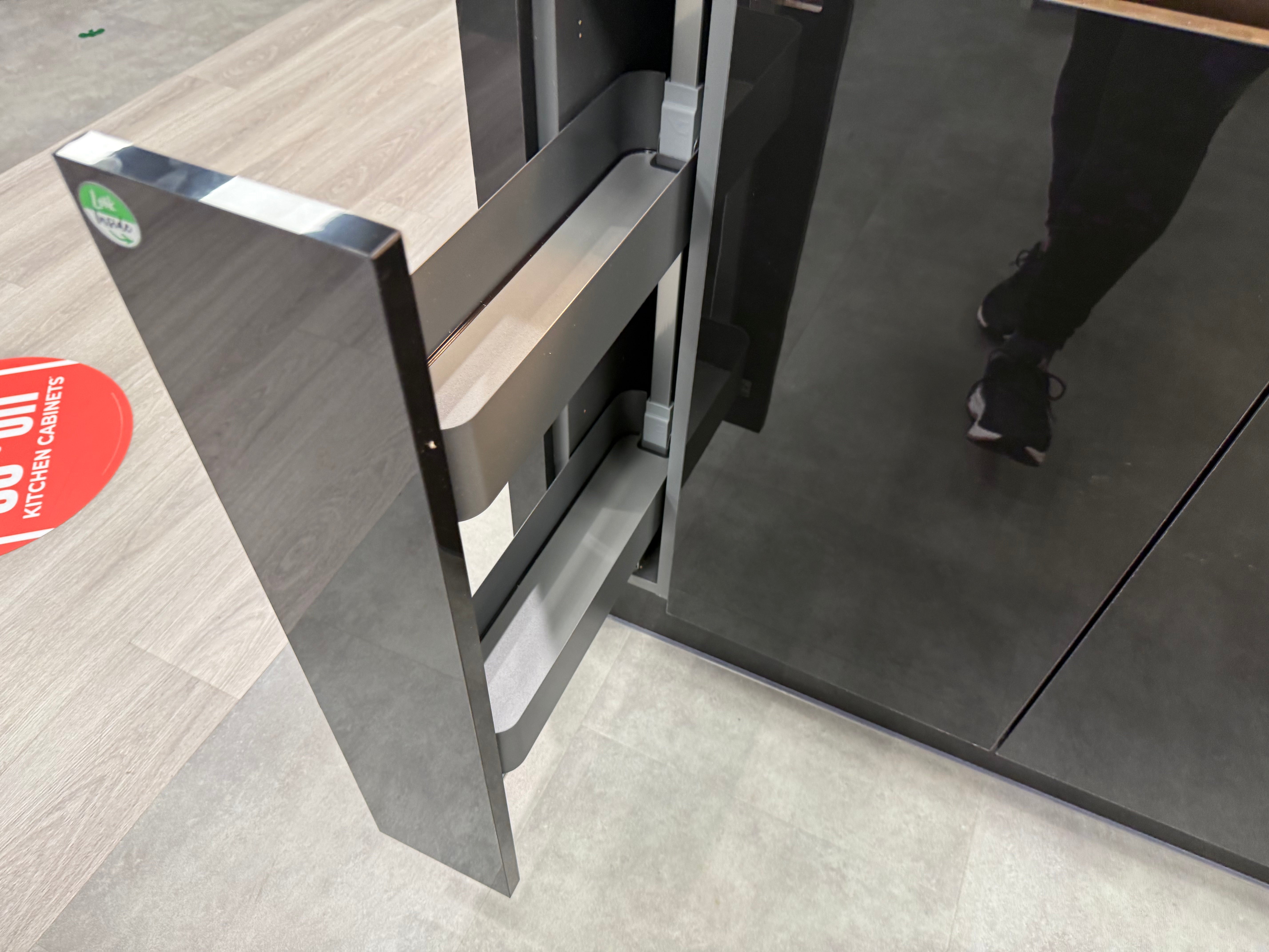 Wren Milano Ultra Nero Gloss Kitchen Wall