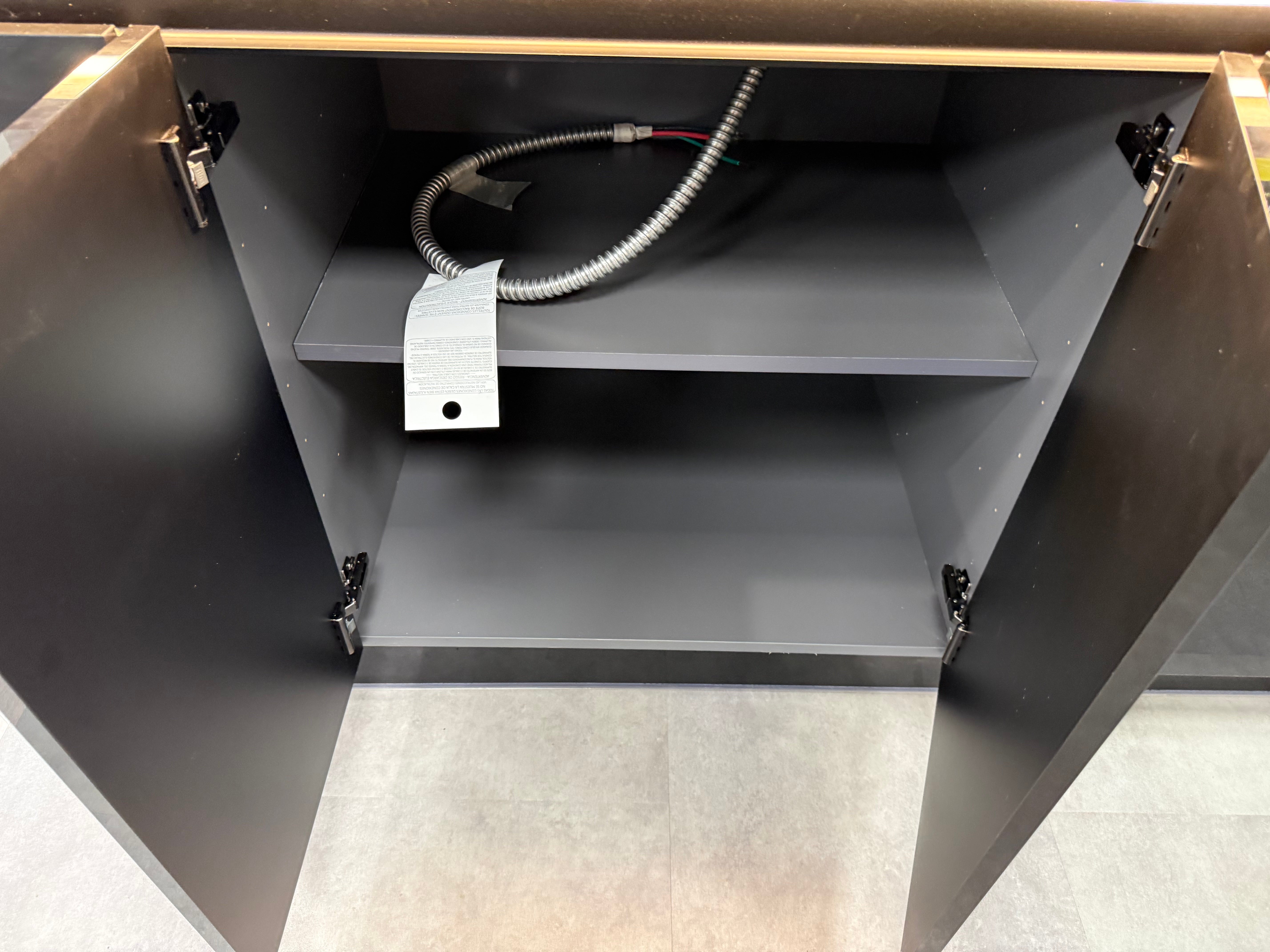 Wren Milano Ultra Nero Gloss Kitchen Wall