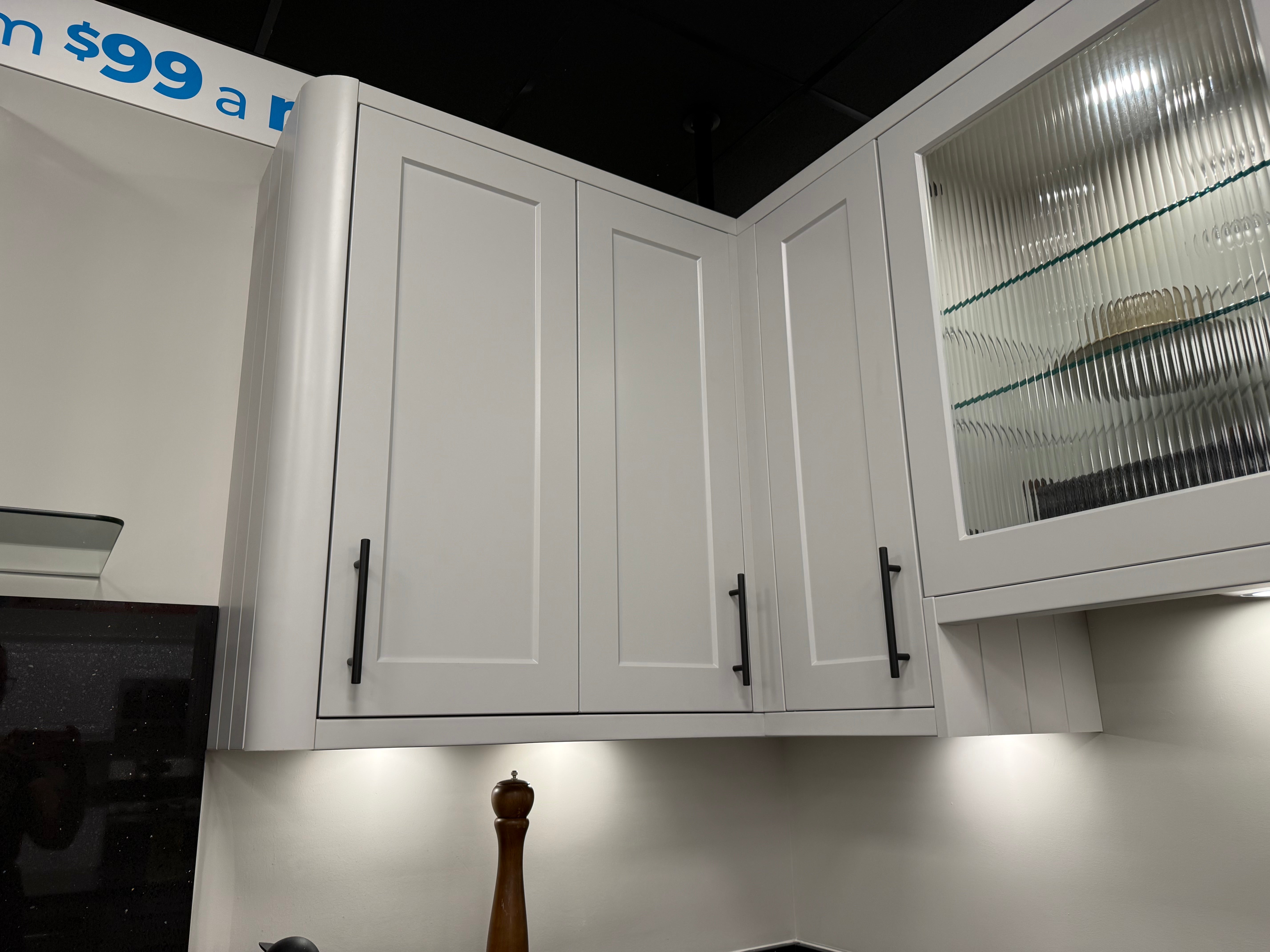 Wren Shaker Chelsea Juratek Pebble Gray Matte Kitchen