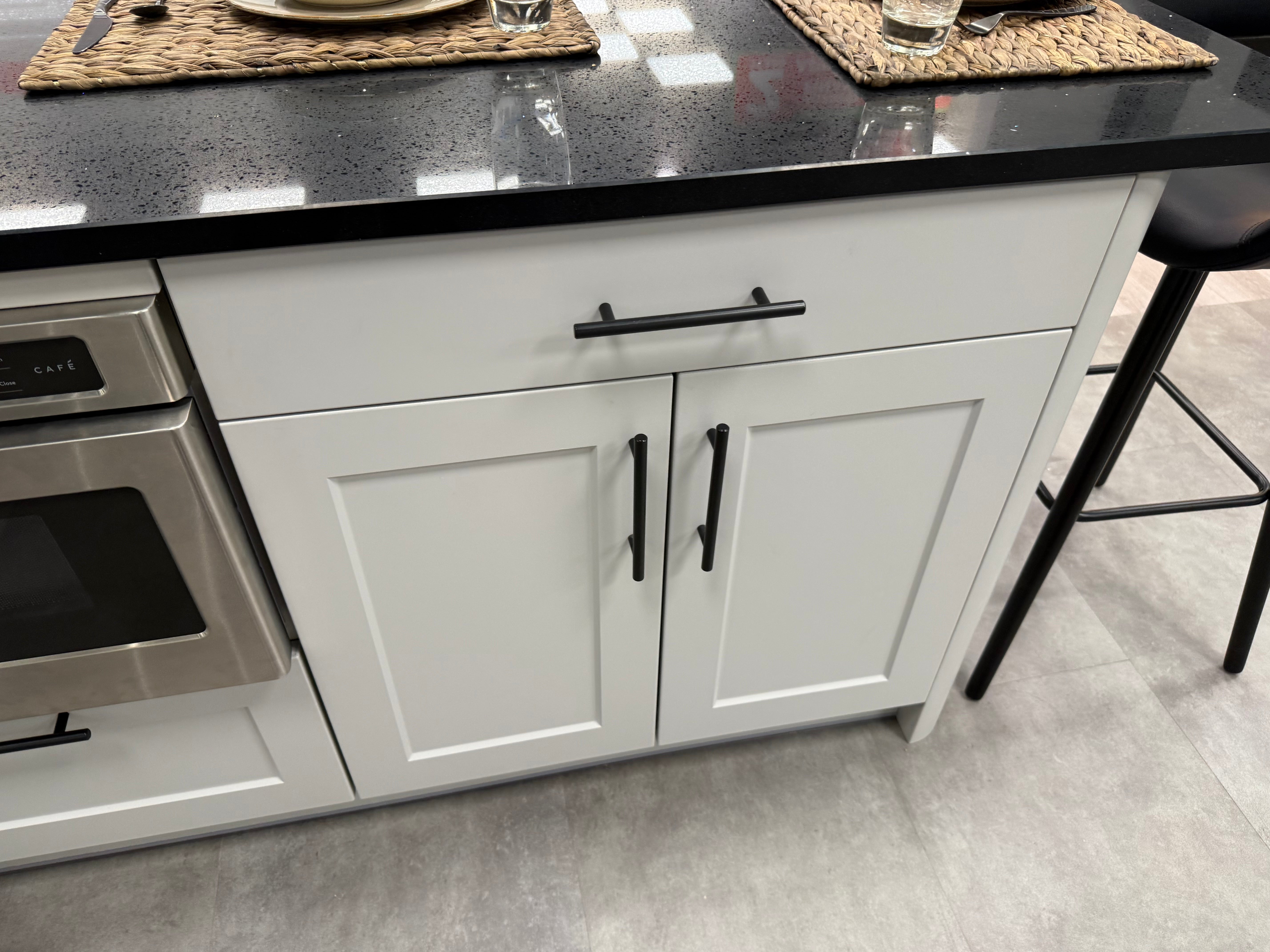 Wren Shaker Chelsea Juratek Pebble Gray Matte Kitchen