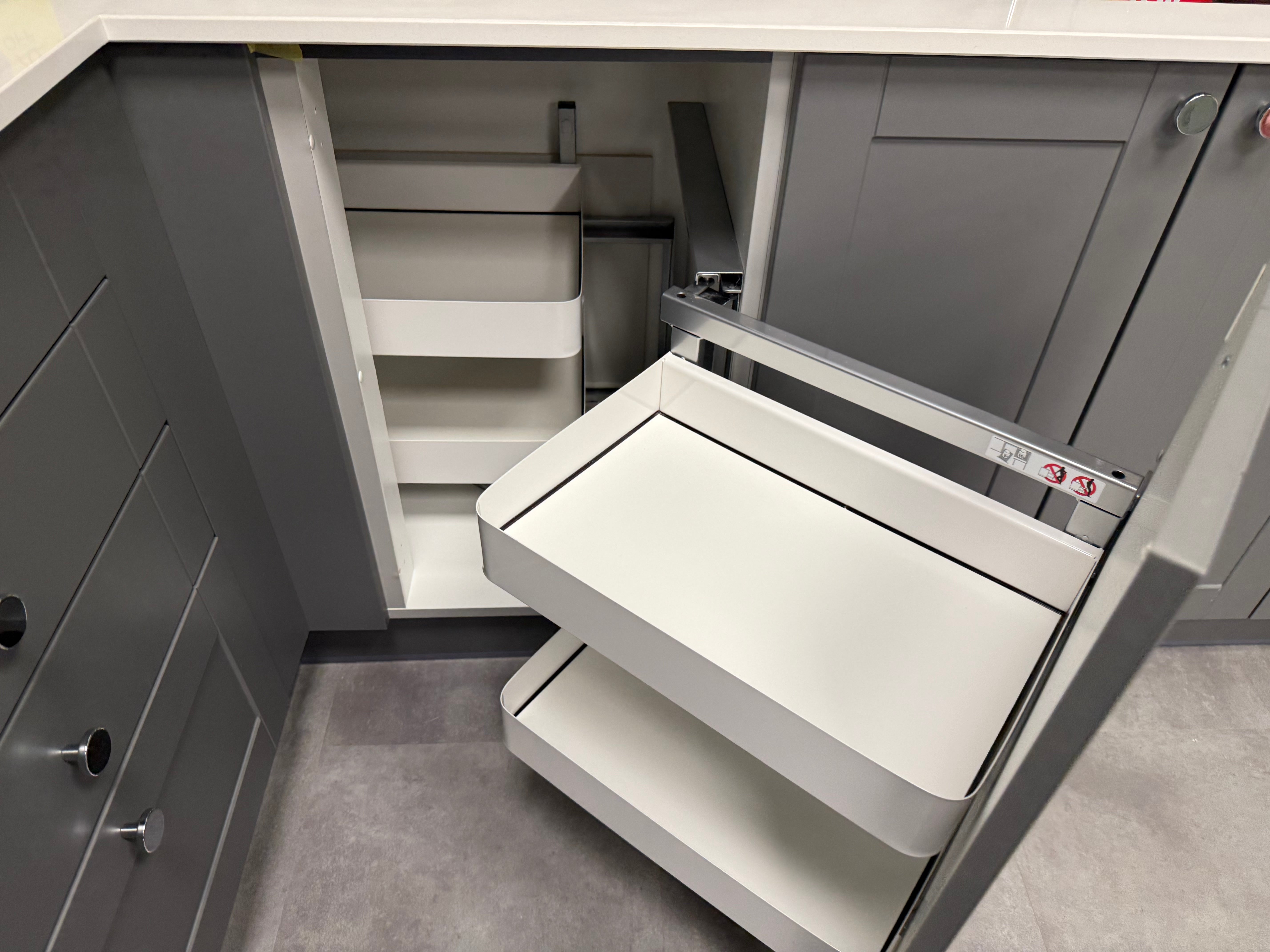 Wren Shaker Classic Lava Gray Matte Laundry Room