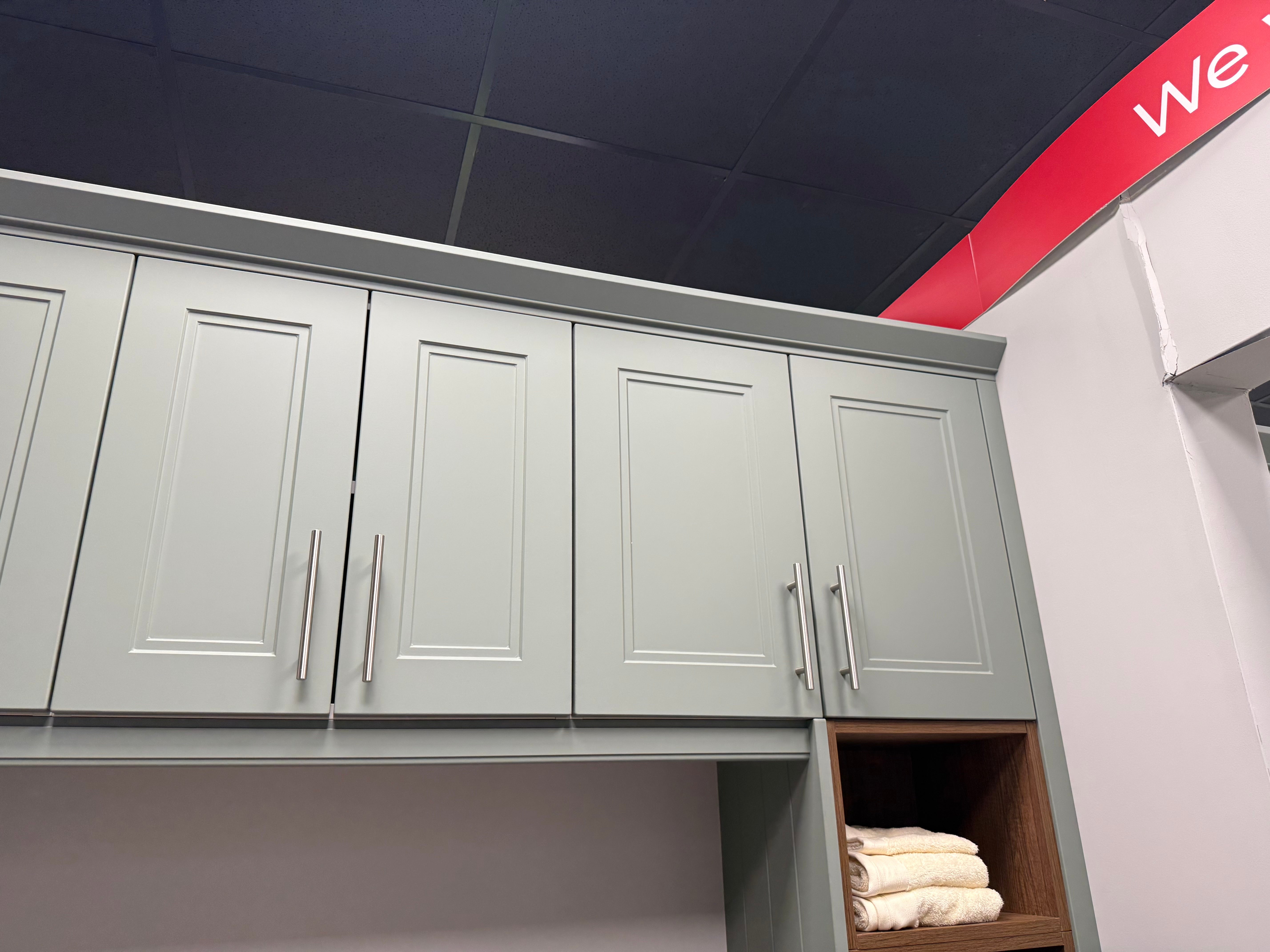 Wren Shaker Moss Green Mudroom