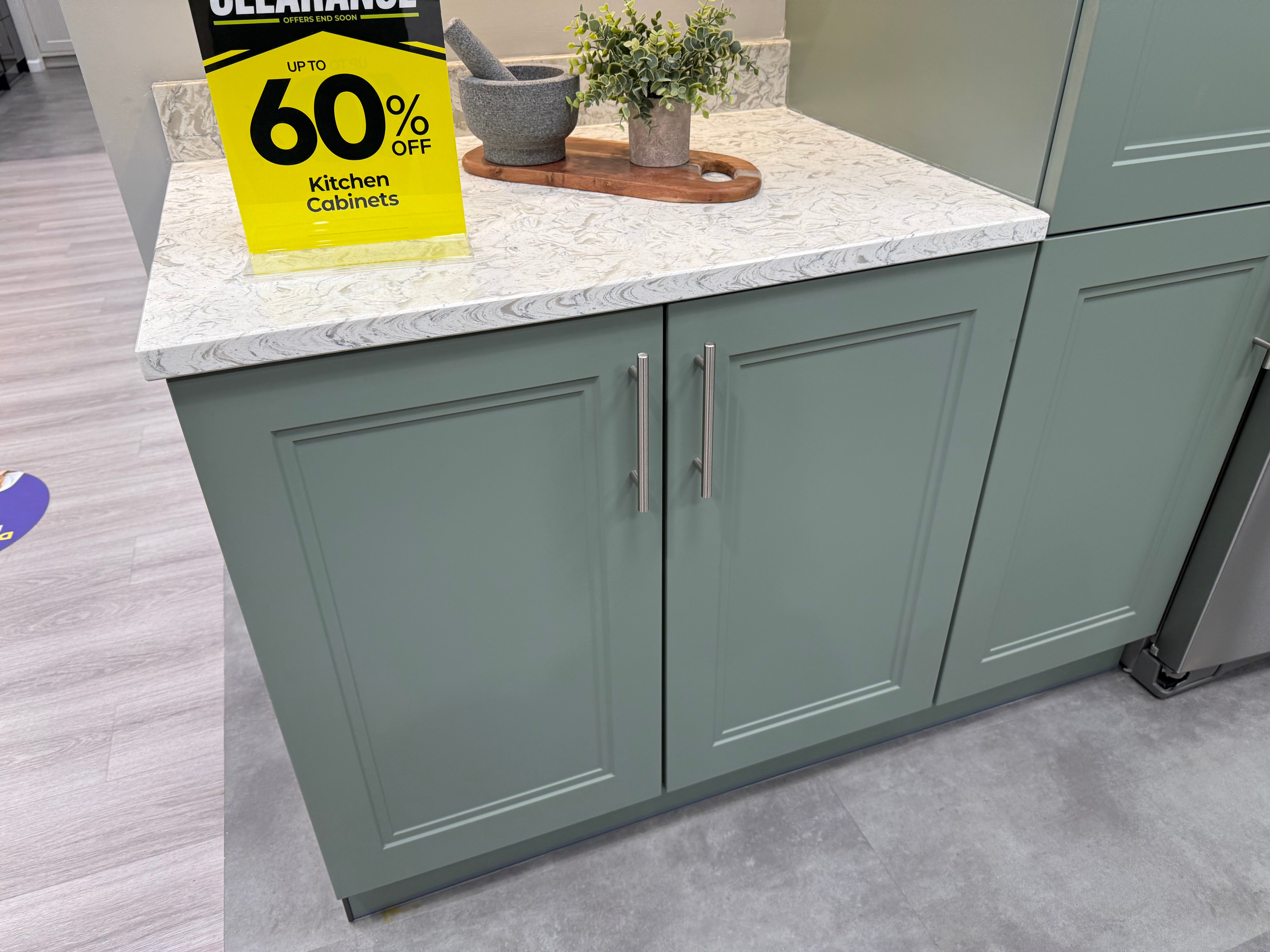 Wren Shaker Denver Juratek Matte Green Moss Kitchen
