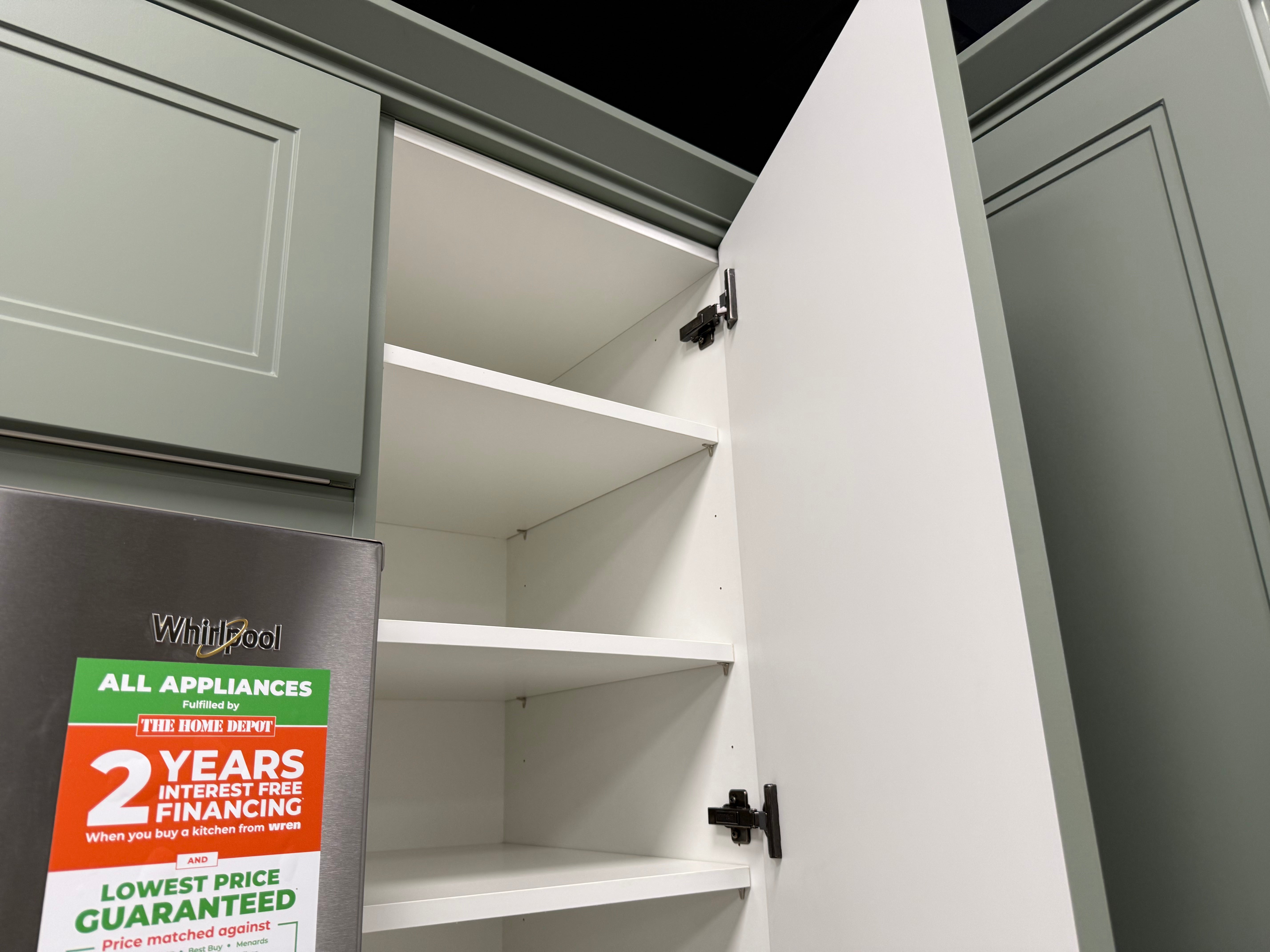 Wren Shaker Denver Juratek Matte Green Moss Kitchen