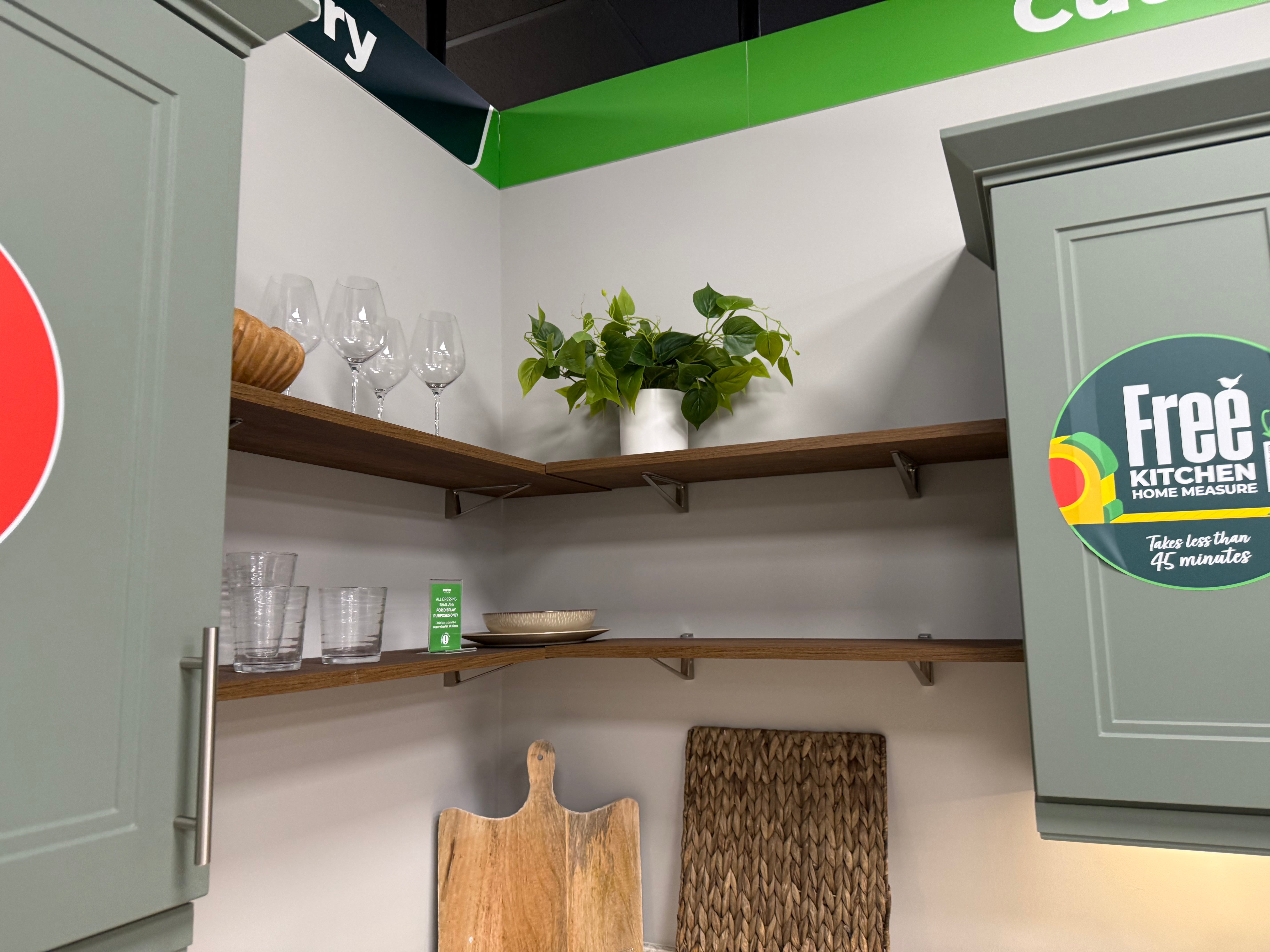 Wren Shaker Denver Juratek Matte Green Moss Kitchen