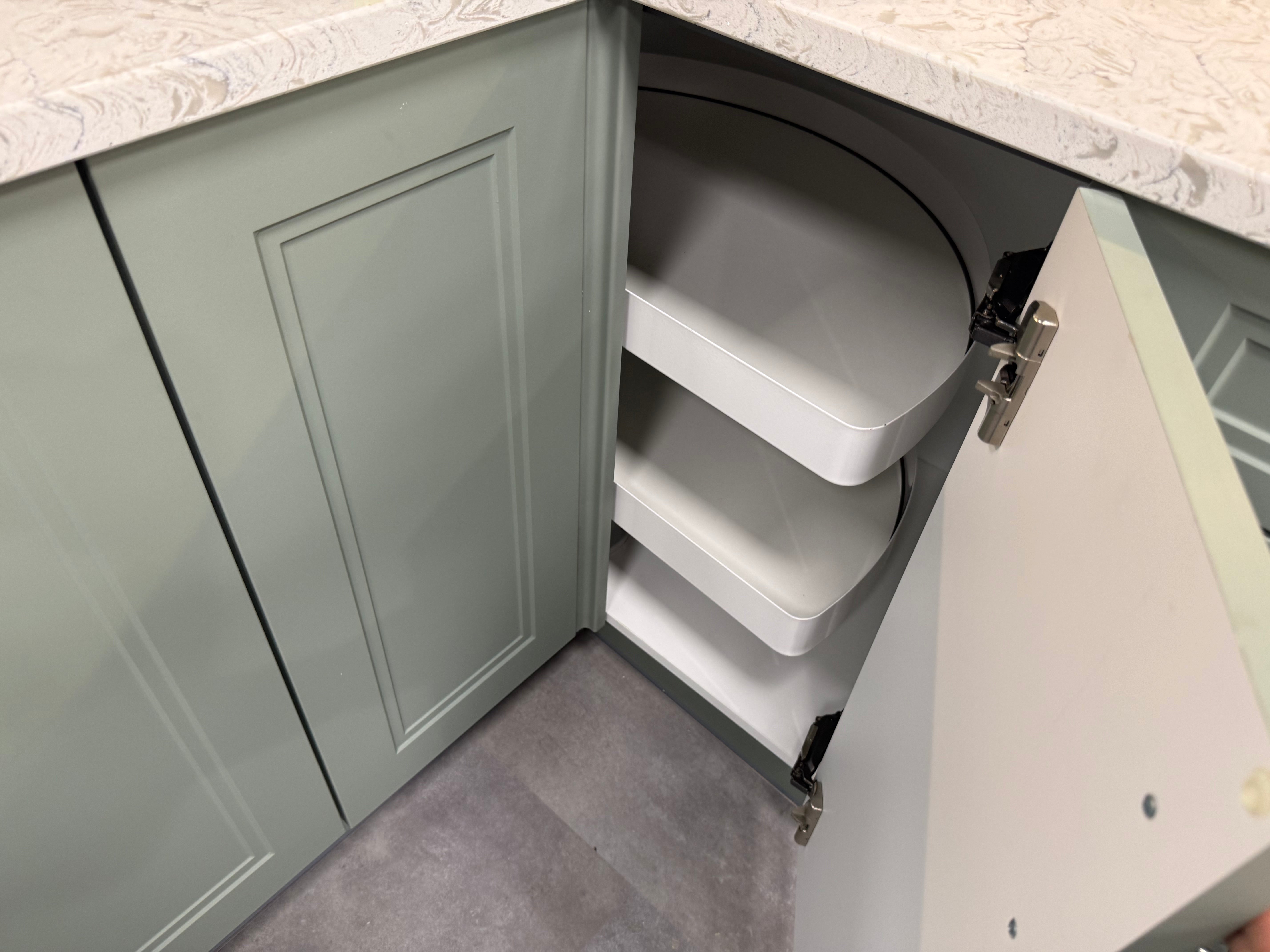 Wren Shaker Denver Juratek Matte Green Moss Kitchen