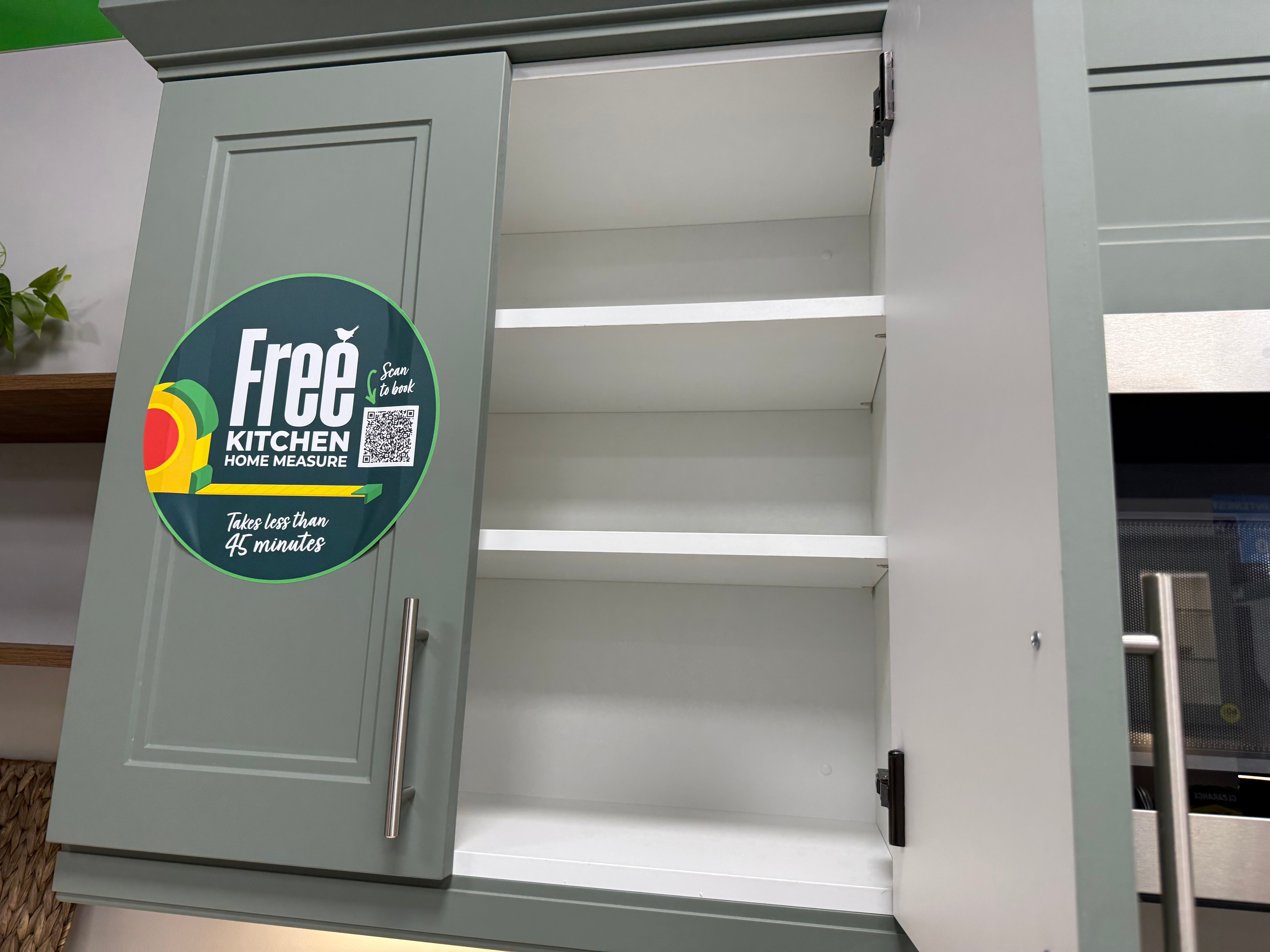 Wren Shaker Denver Juratek Matte Green Moss Kitchen