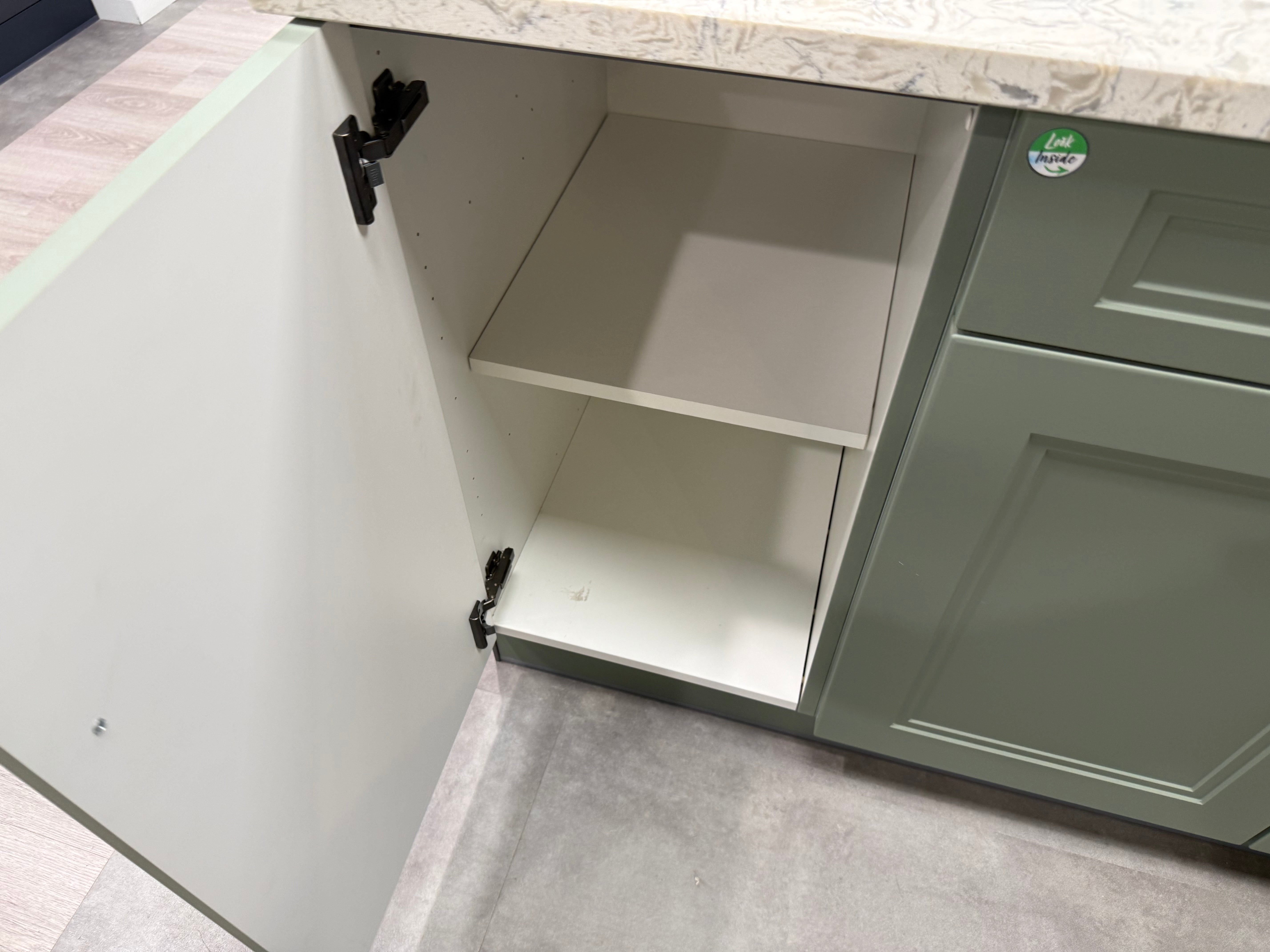 Wren Shaker Denver Juratek Matte Green Moss Kitchen