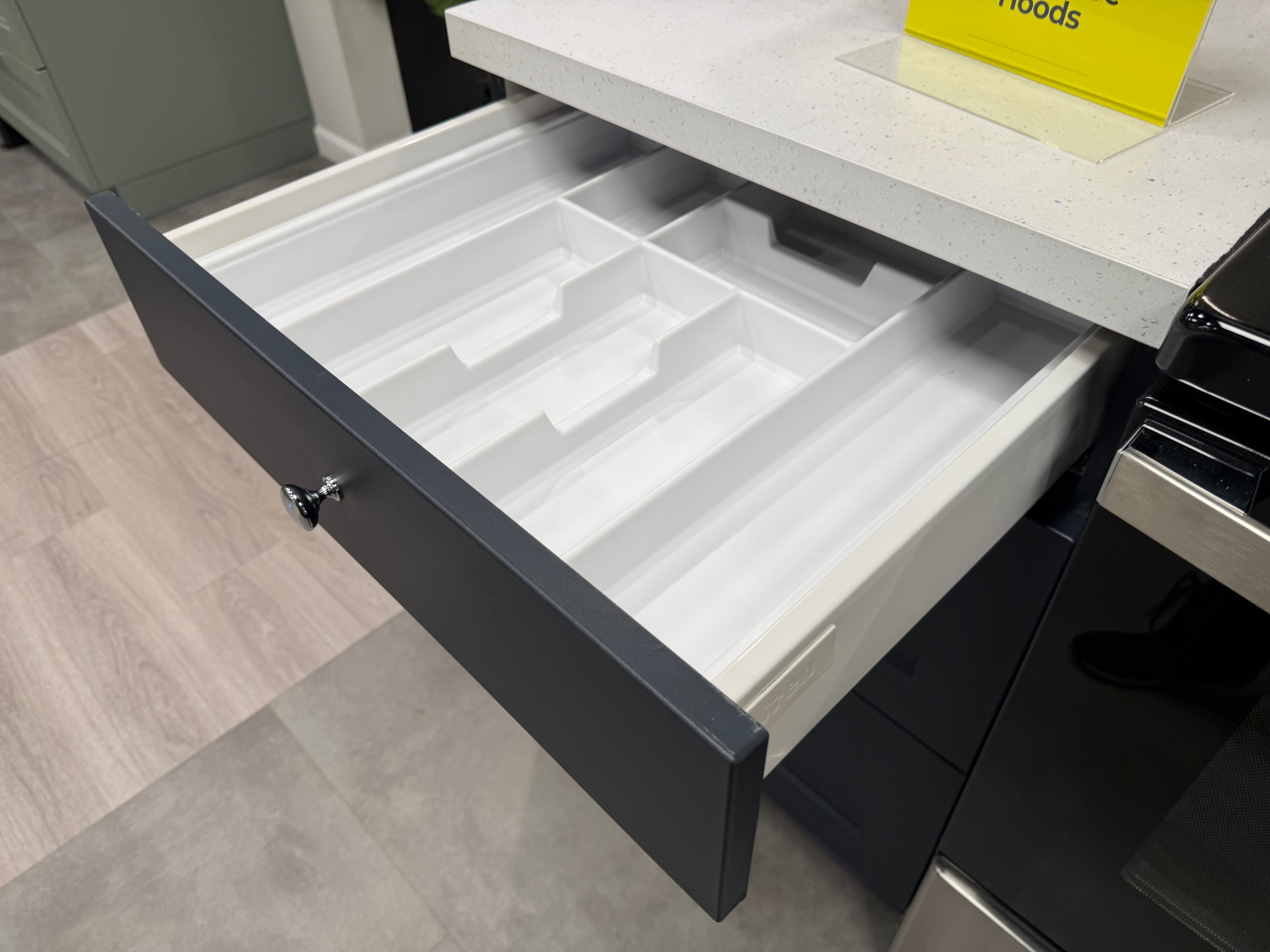 Wren Shaker Chelsea Navy Blue Matte Kitchen