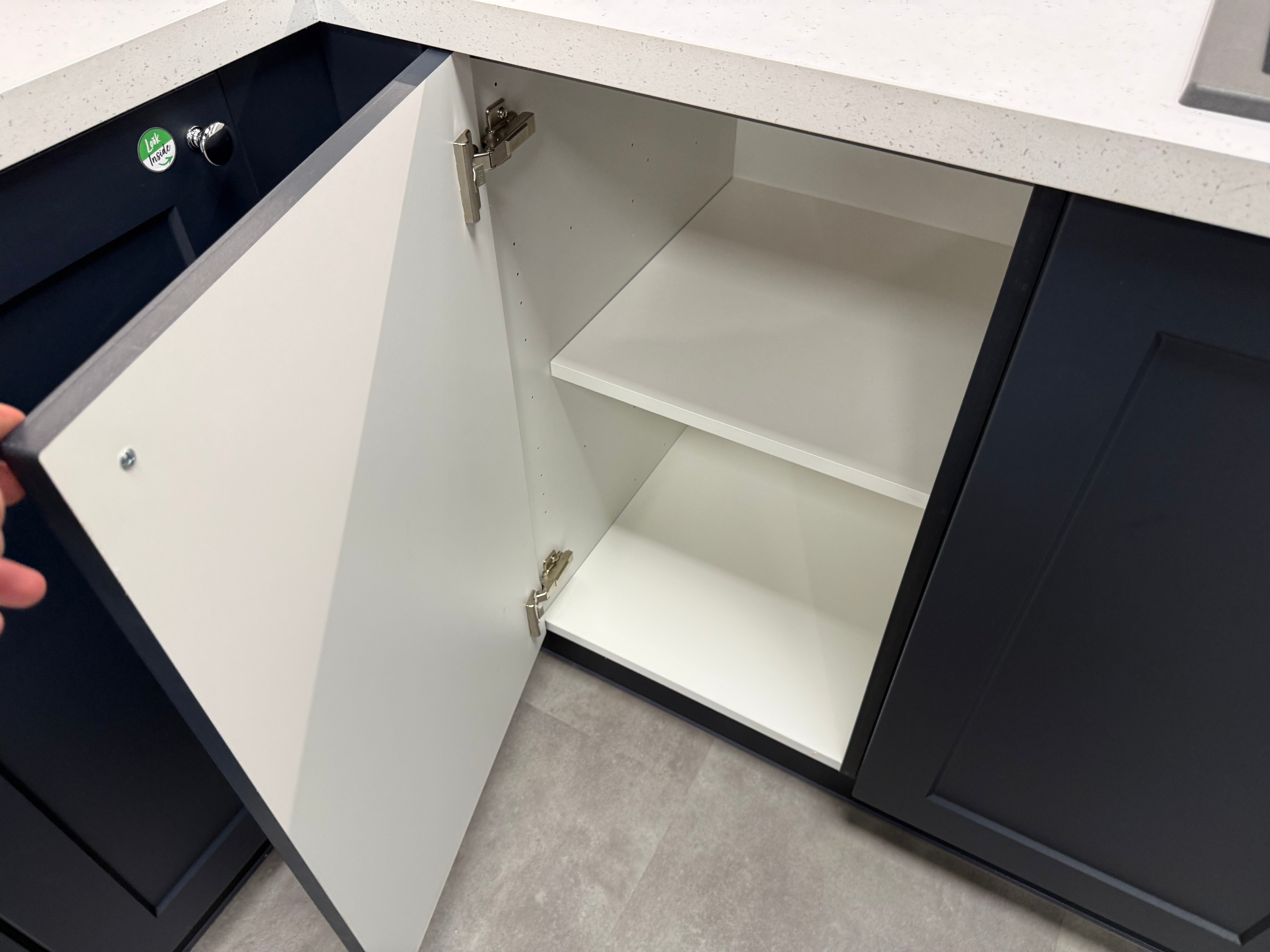 Wren Shaker Chelsea Navy Blue Matte Kitchen