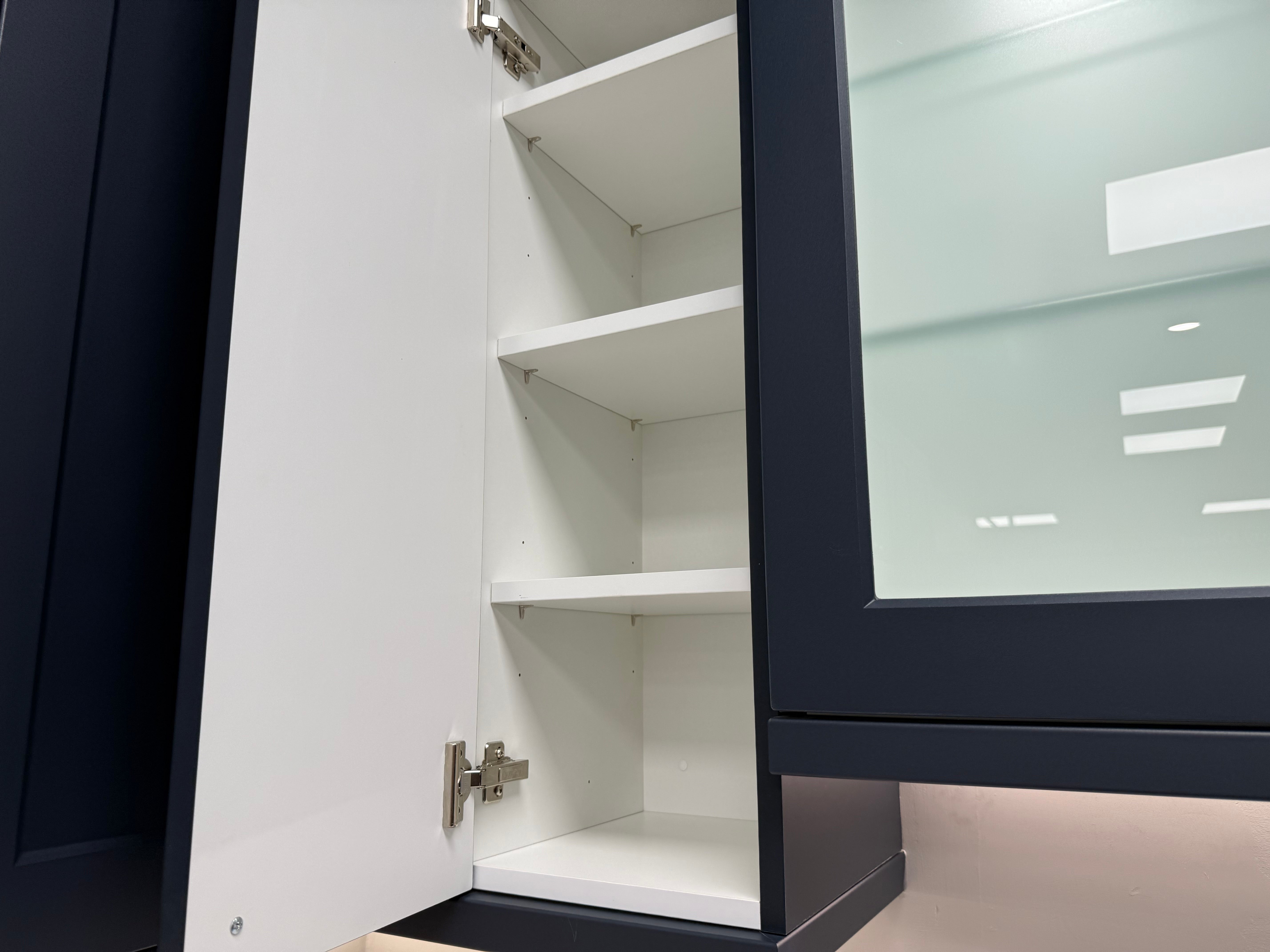 Wren Shaker Chelsea Navy Blue Matte Kitchen