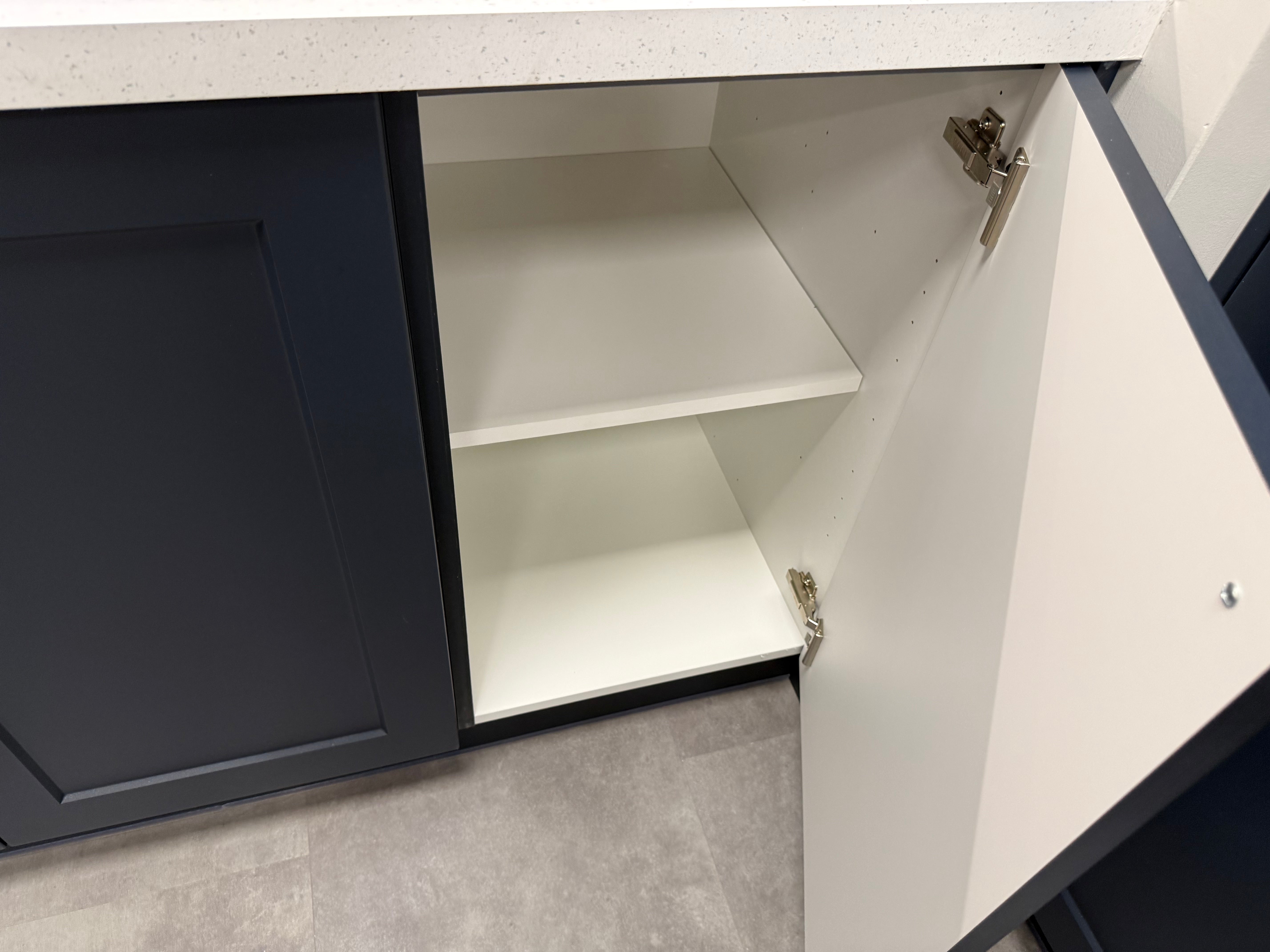 Wren Shaker Chelsea Navy Blue Matte Kitchen