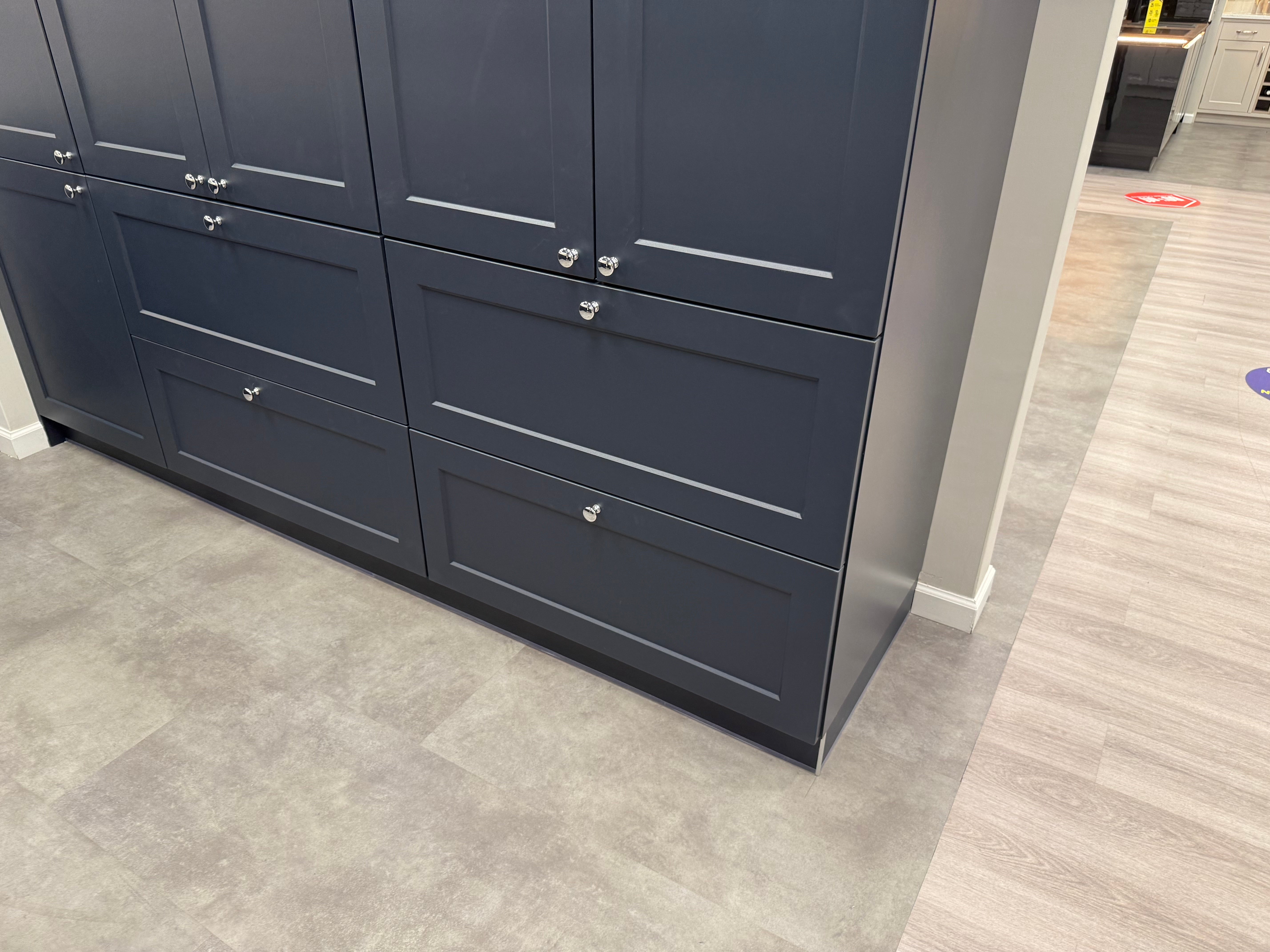 Wren Shaker Chelsea Navy Blue Matte Kitchen