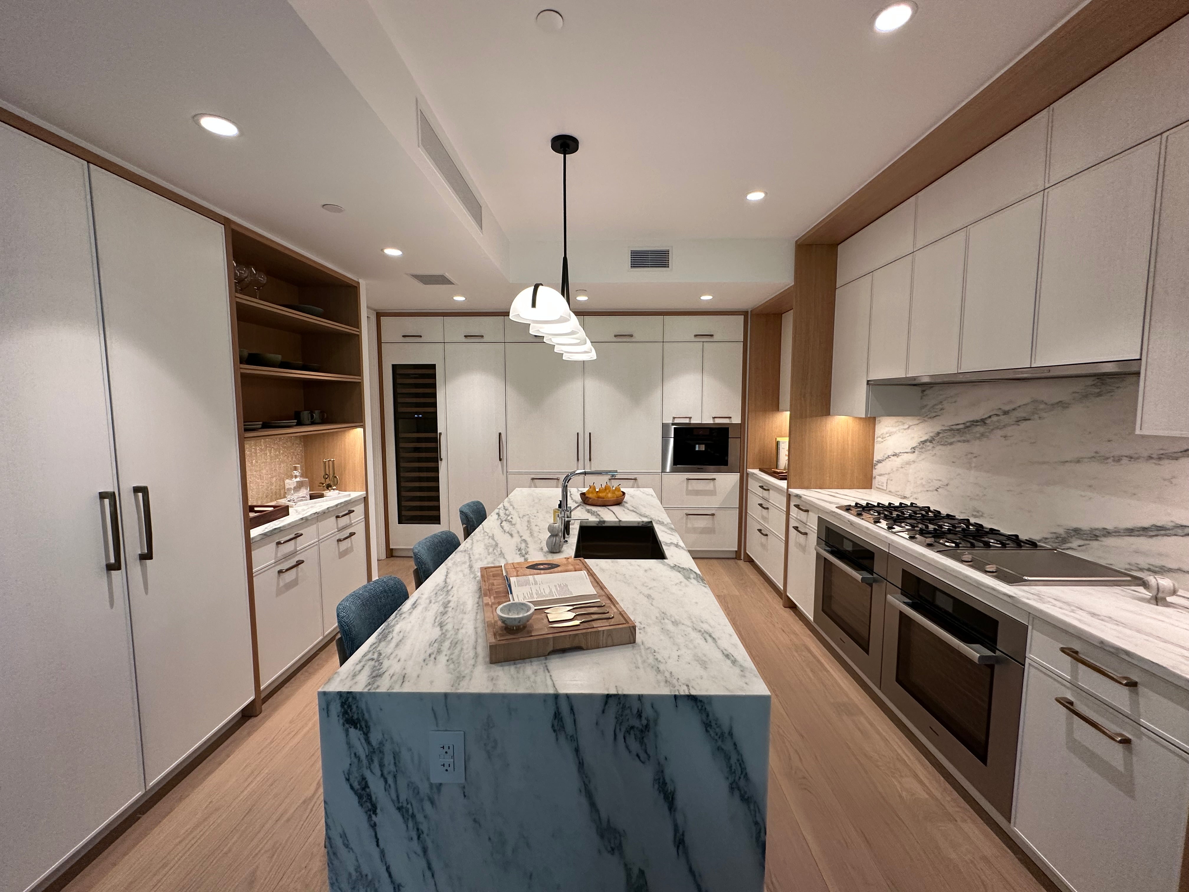 Smallbone Transitional White Oak Kitchen with Island - Cabinetry Only - New in Box