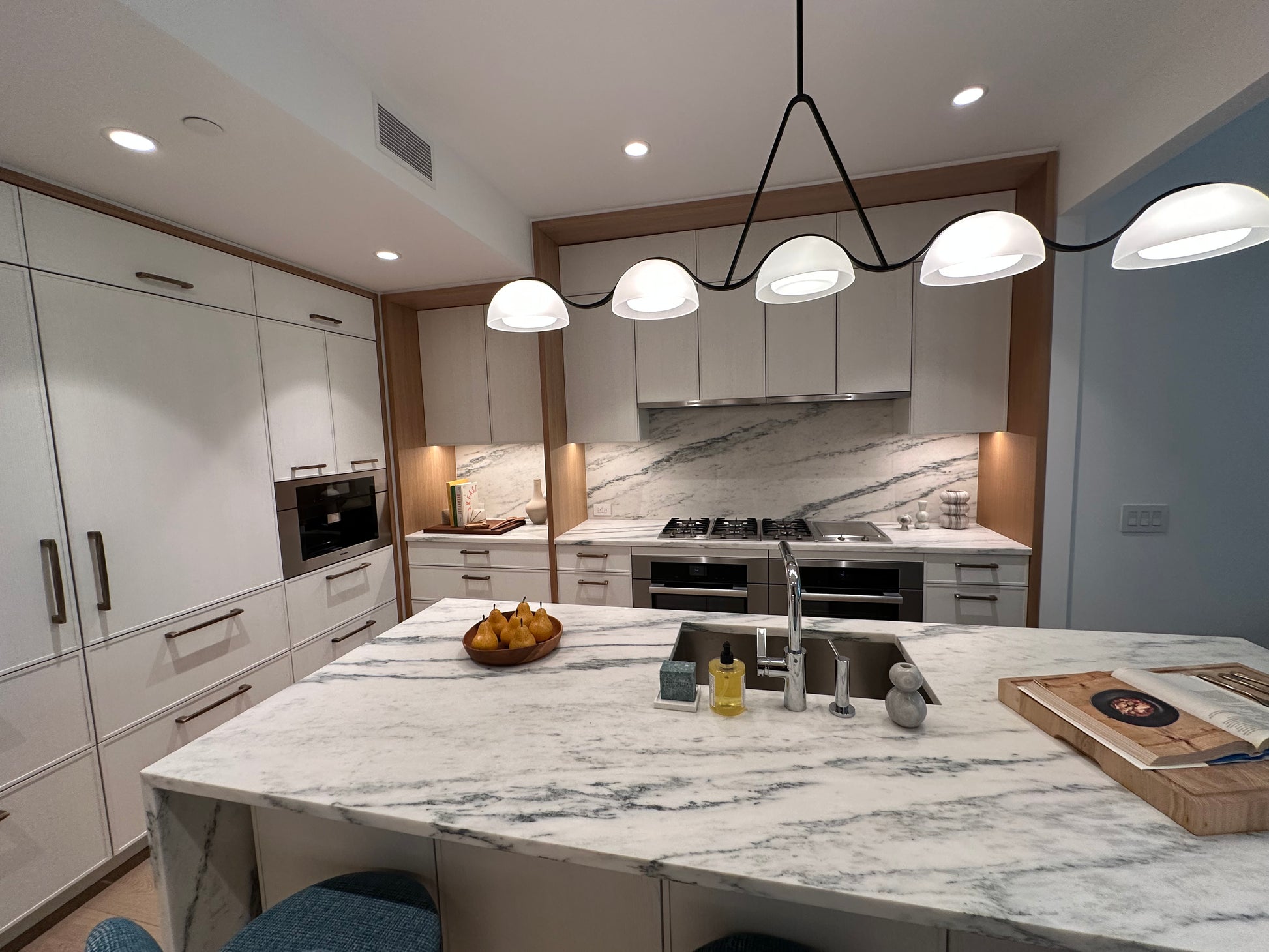 Smallbone Transitional White Oak Kitchen with Island - Cabinetry Only - New in Box