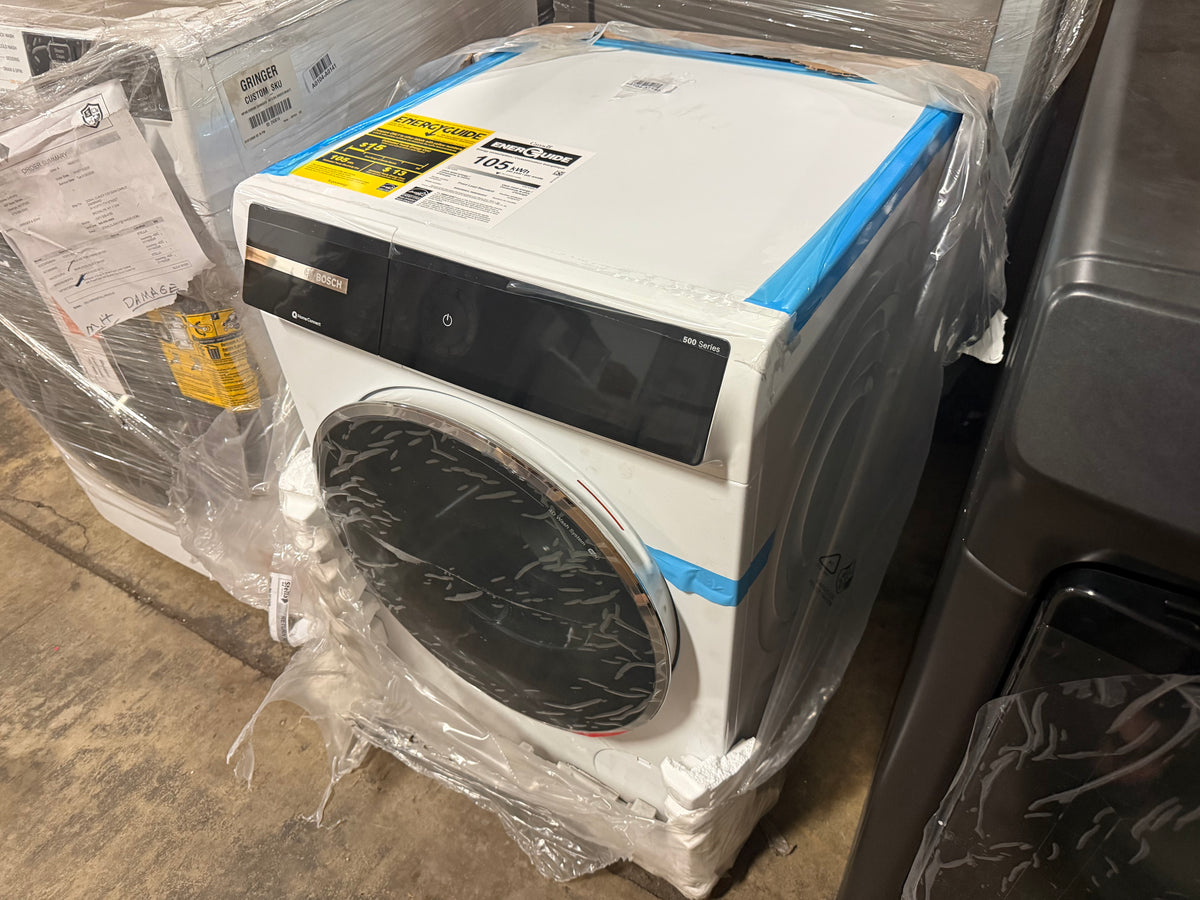 Bosch 500 Series 24 inch compact front load washer WGB24600UC in white