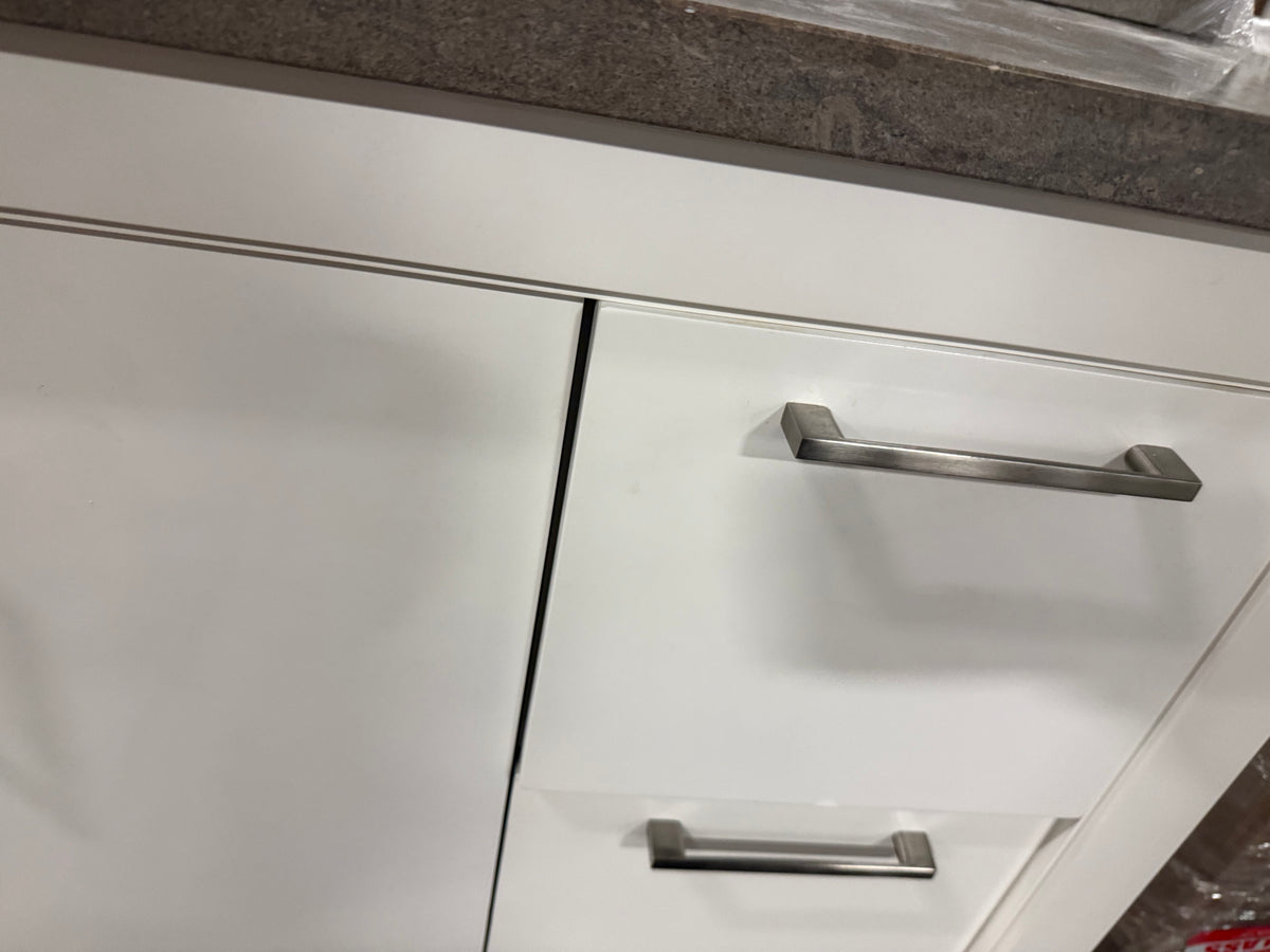 Custom 49.5" Transitional White Freestanding Single Vanity