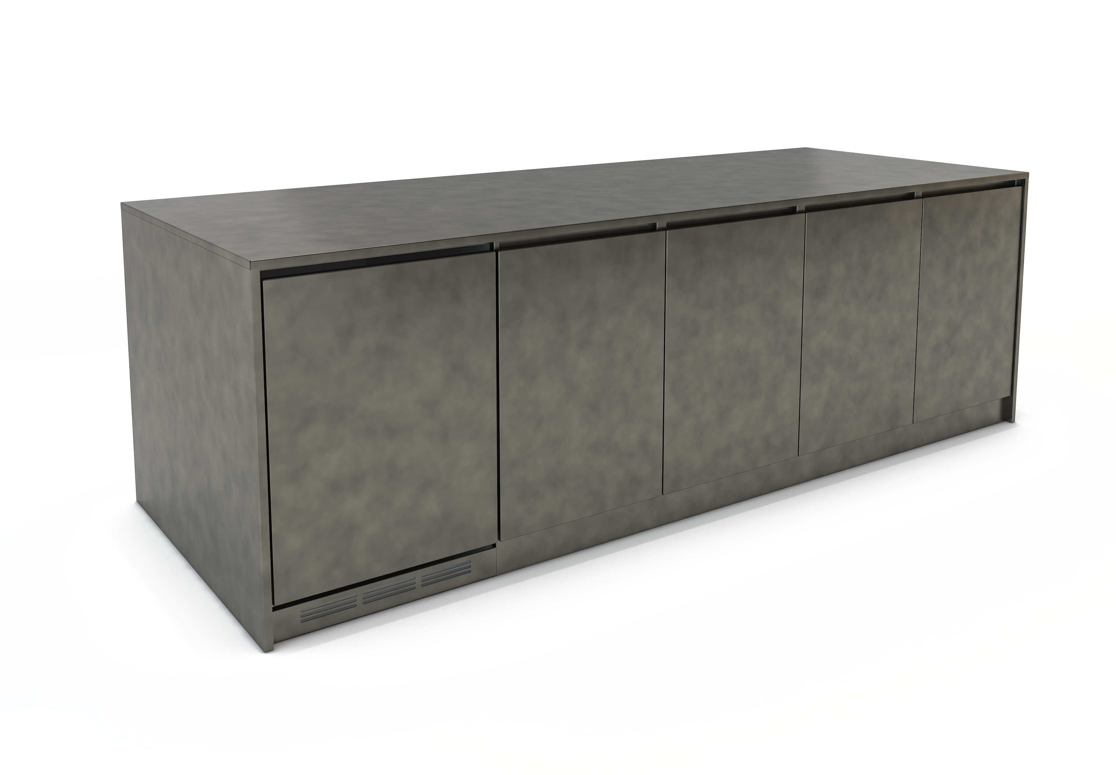 Arditi Collection Modern Brown Washed Island