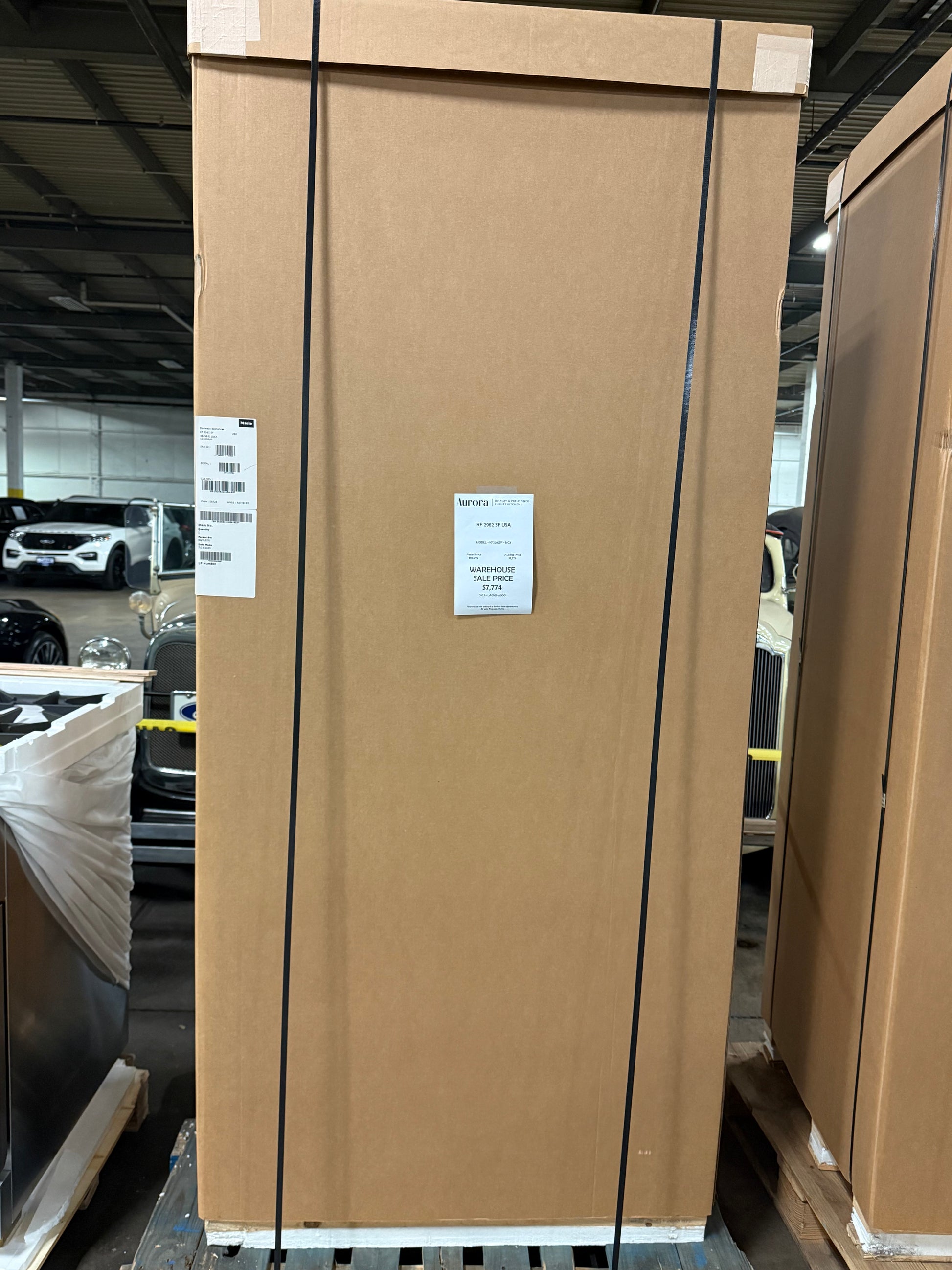 Miele Certified KF 2982 SF 36" Stainless Steel French Door Refrigerator