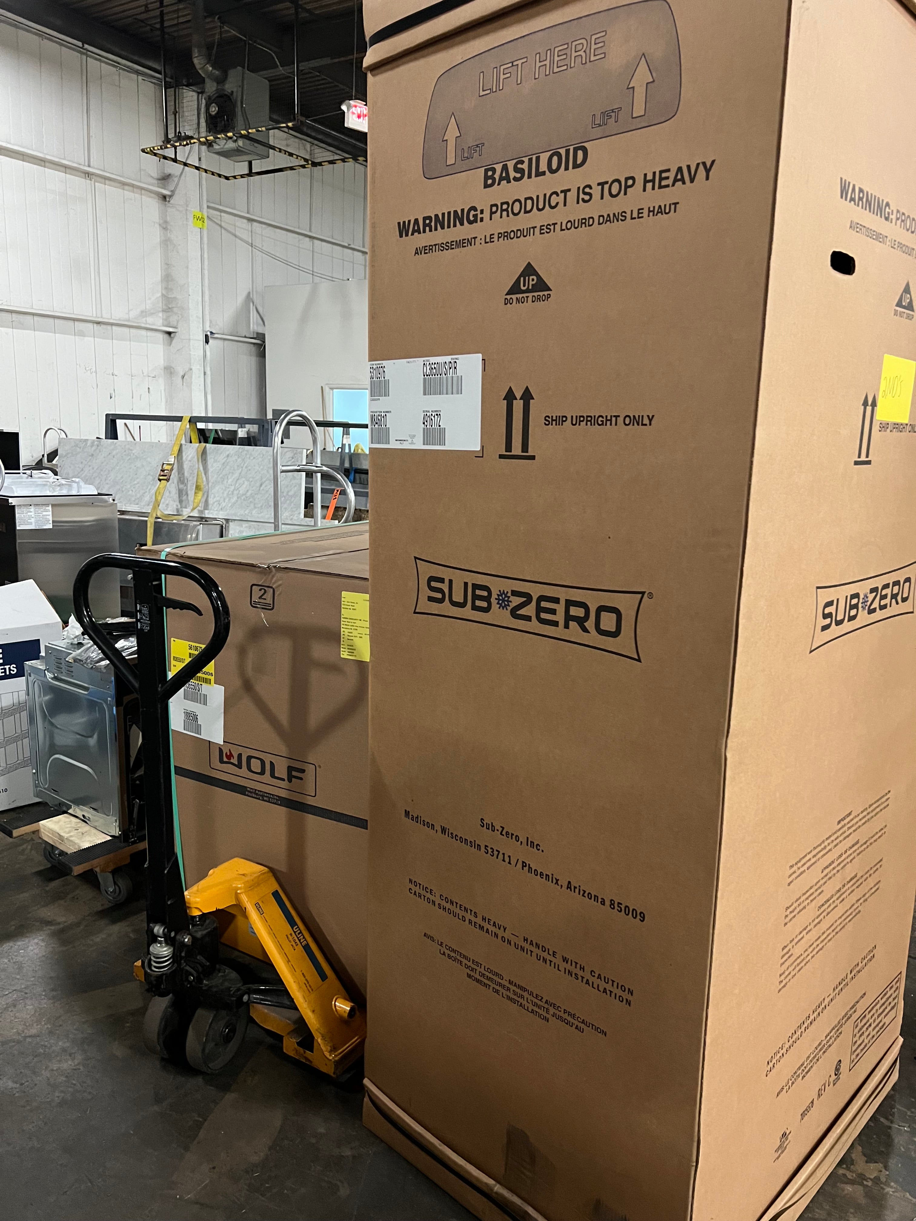 Sub-Zero Certified CL3650U/S/T/R 36" Stainless Steel Bottom Freezer Refrigerator