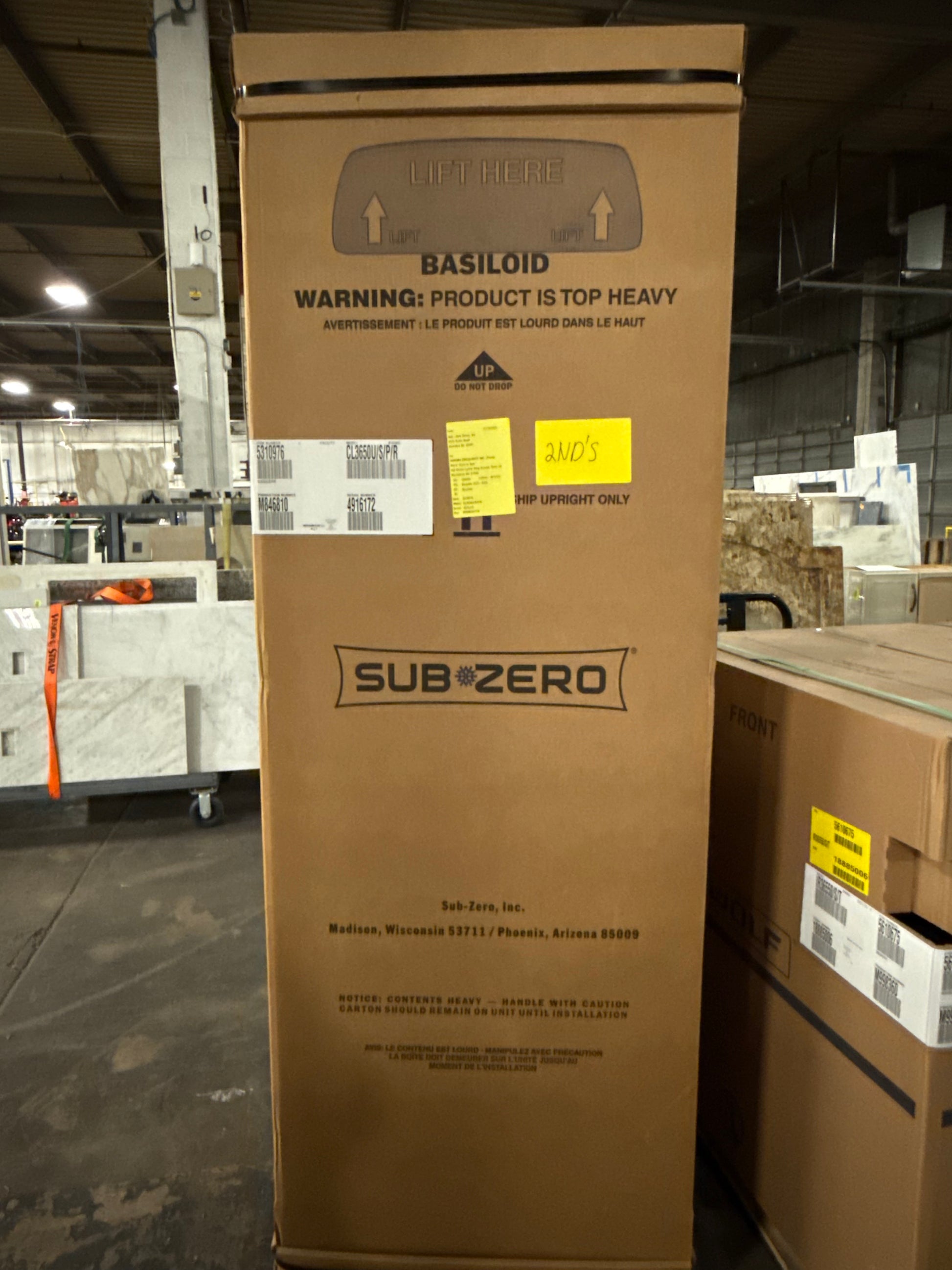 Sub-Zero Certified CL3650U/S/P/R 36" Stainless Steel Bottom Freezer Refrigerator