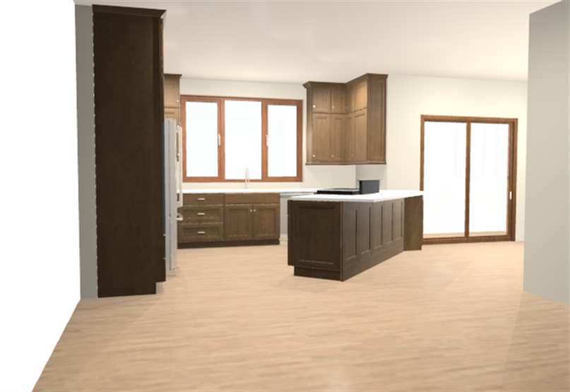 Alder Wood Traditional New In Box Kitchen