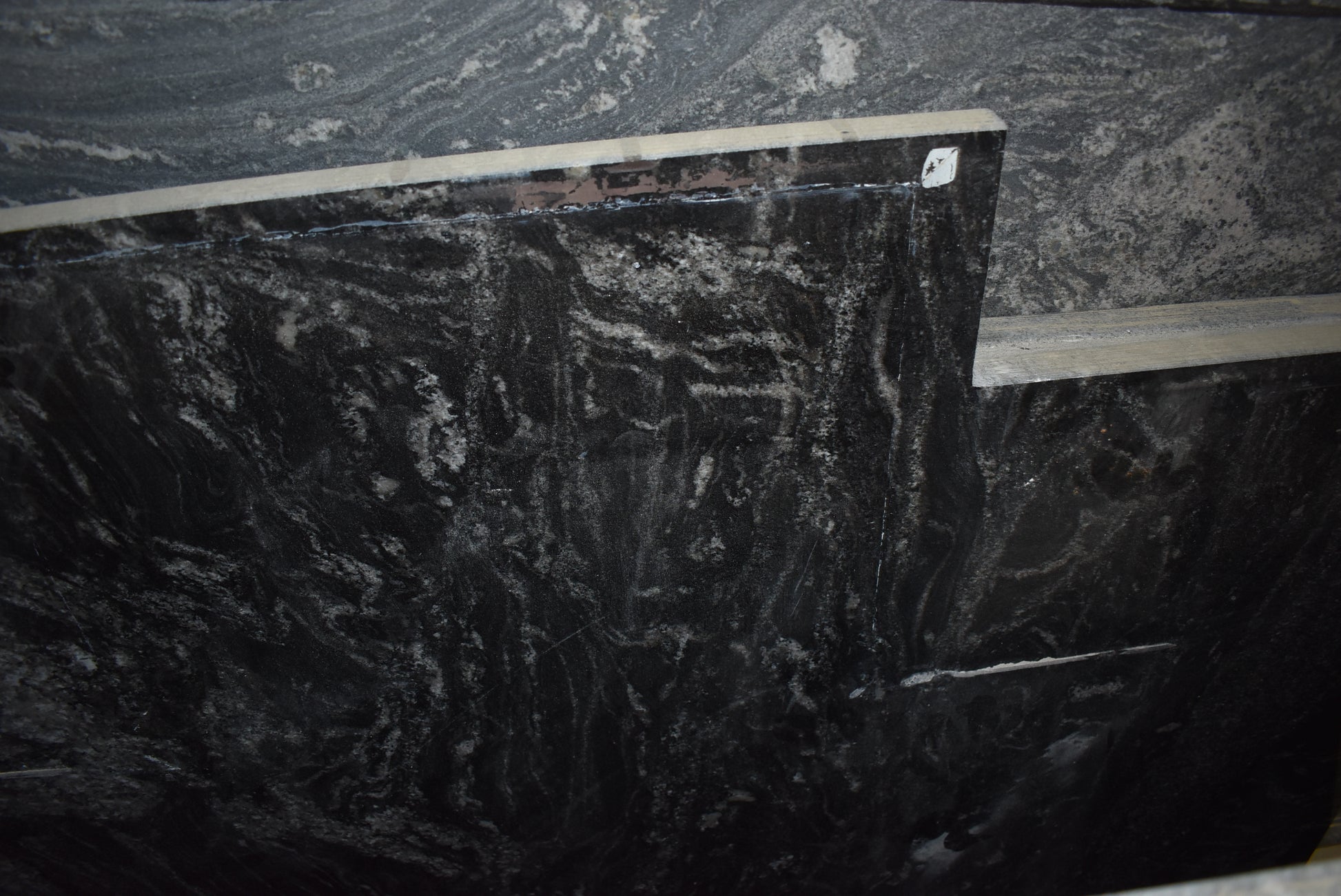 Christopher Peacock Traditional Black Kitchen with Stone Countertops & JennAir Appliances