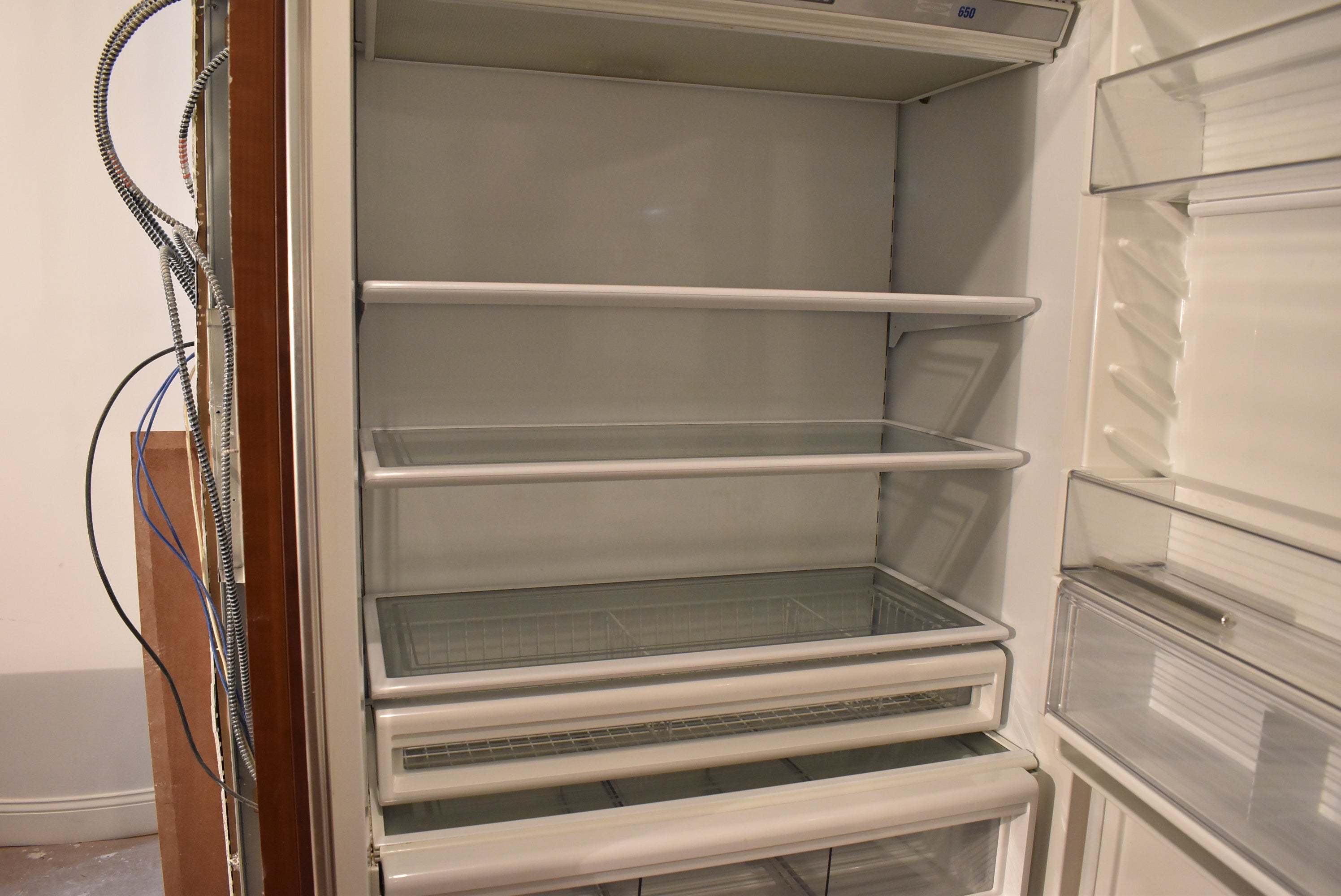 Poggenpohl Brown Toned Transitional Kitchen with Marble Countertops and Appliances