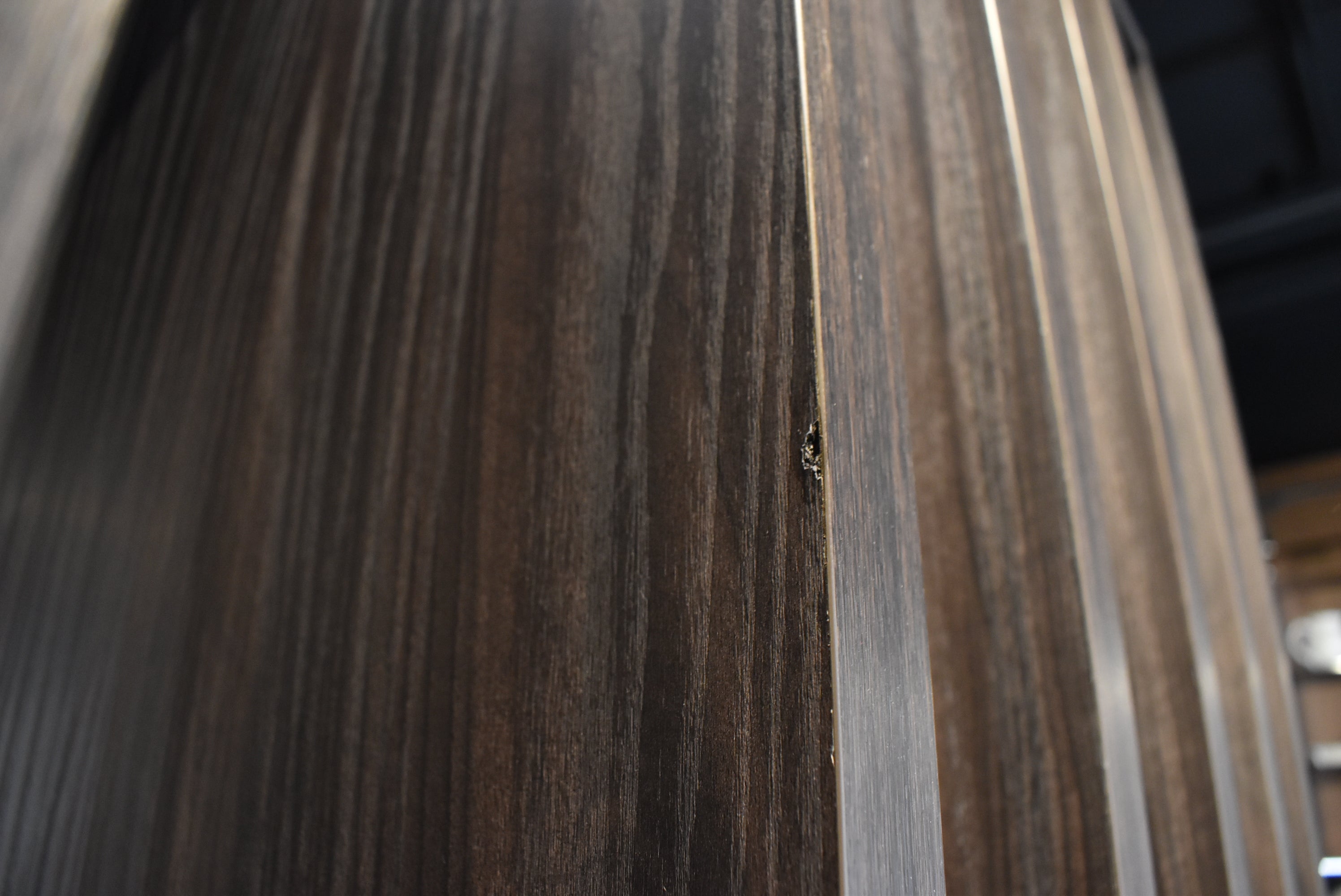 Azzurri Casa Modern Wood Paneled Wet Wine Bar with Wine Wall and Onyx Countertops