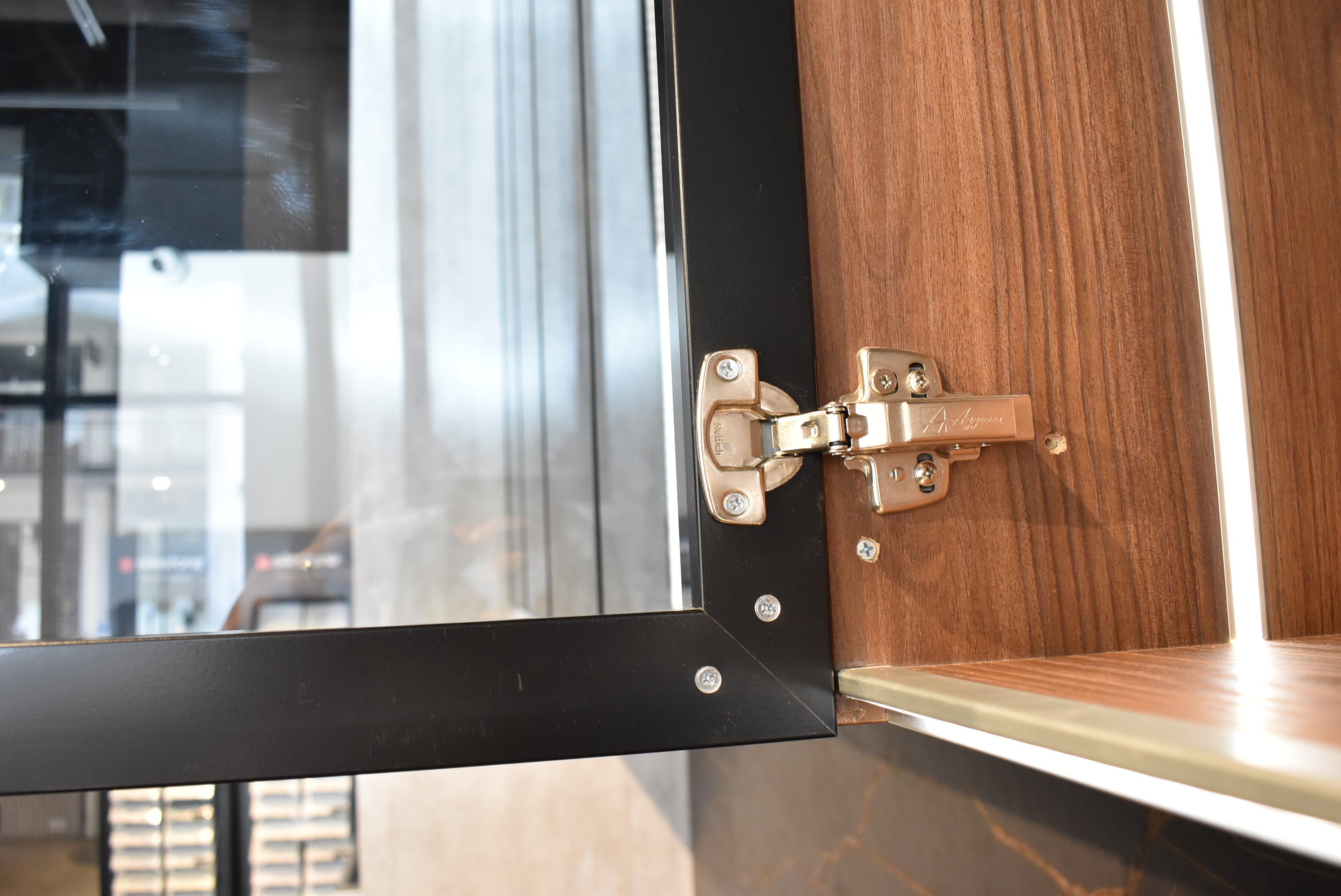 Azzurri Casa Dubai Style Modern Kitchen with Dekton Countertops and Monogram Appliances