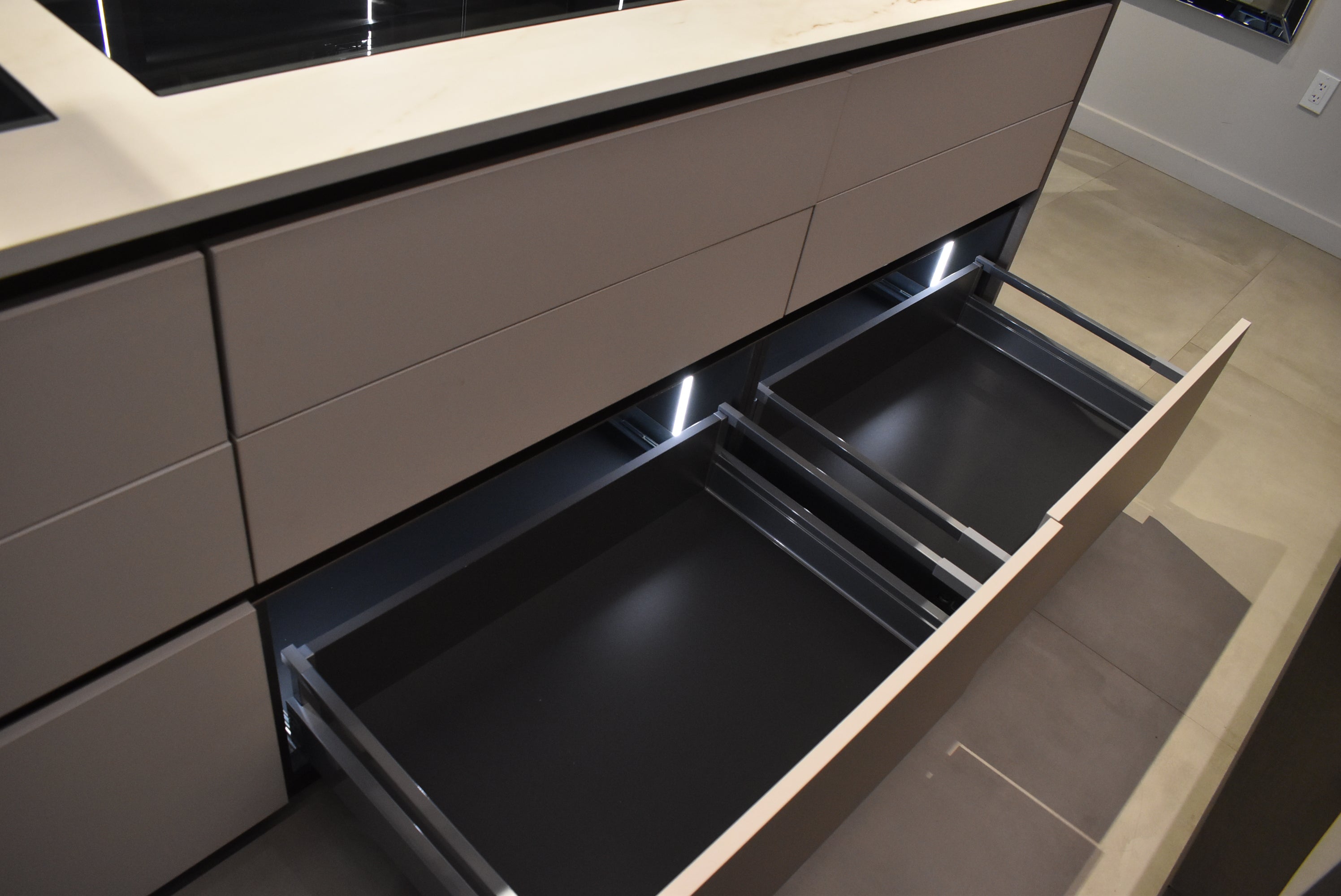 Azzurri Casa Modern Complete Closet System with Island