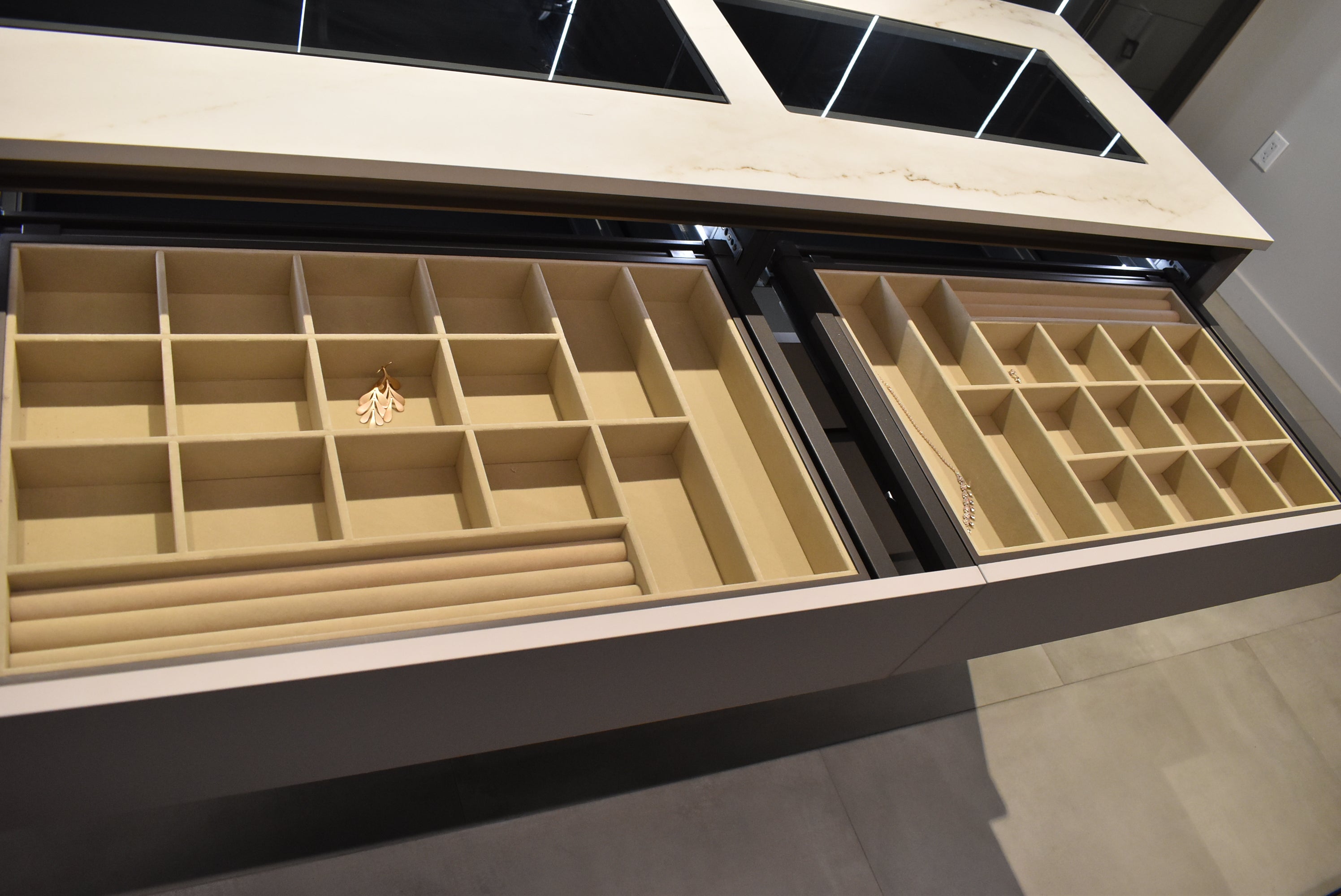 Azzurri Casa Modern Complete Closet System with Island