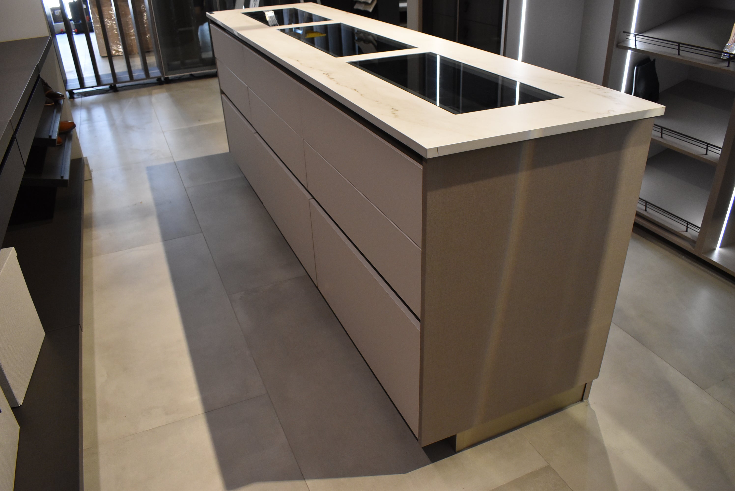 Azzurri Casa Modern Complete Closet System with Island