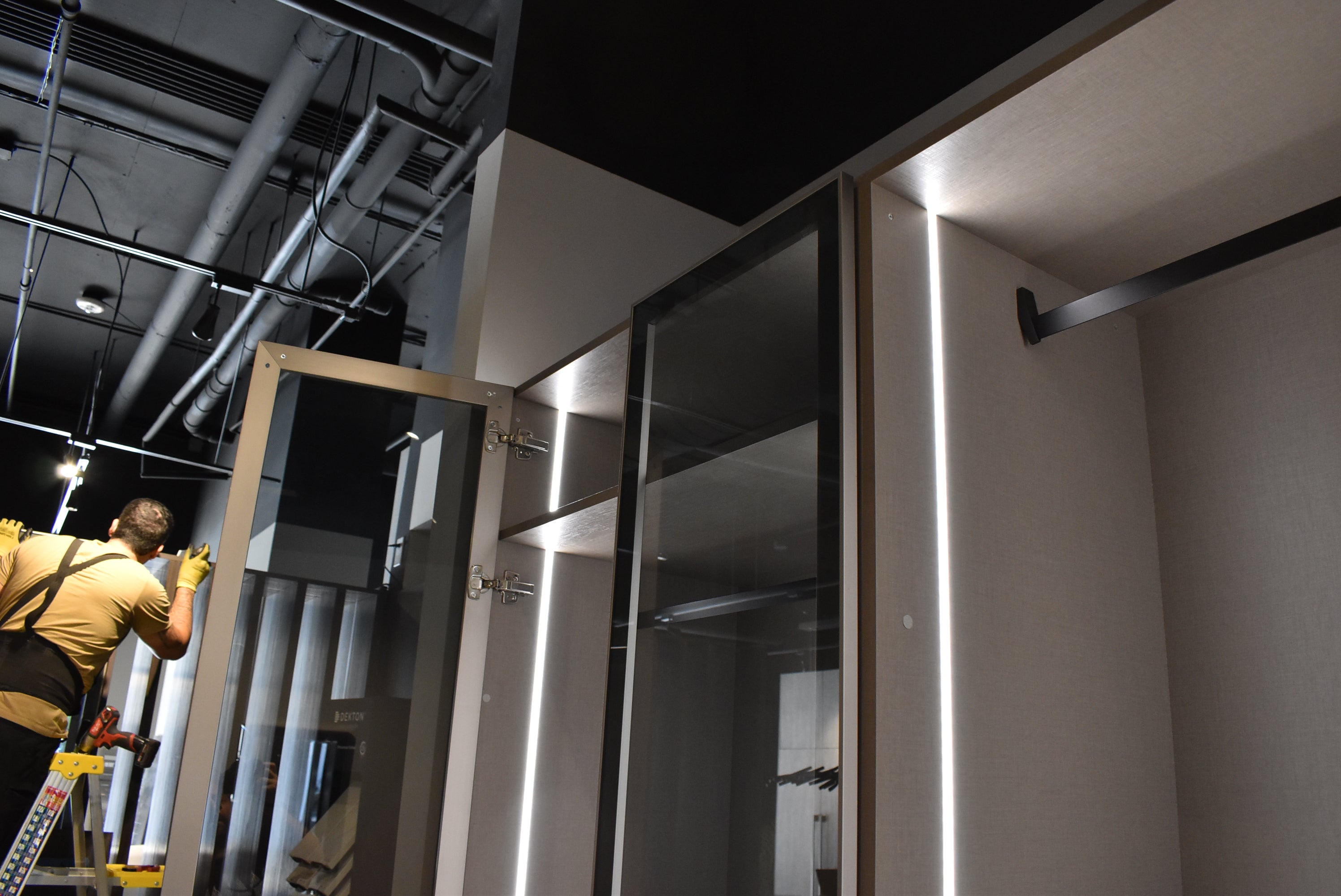 Azzurri Casa Modern Complete Closet System with Island