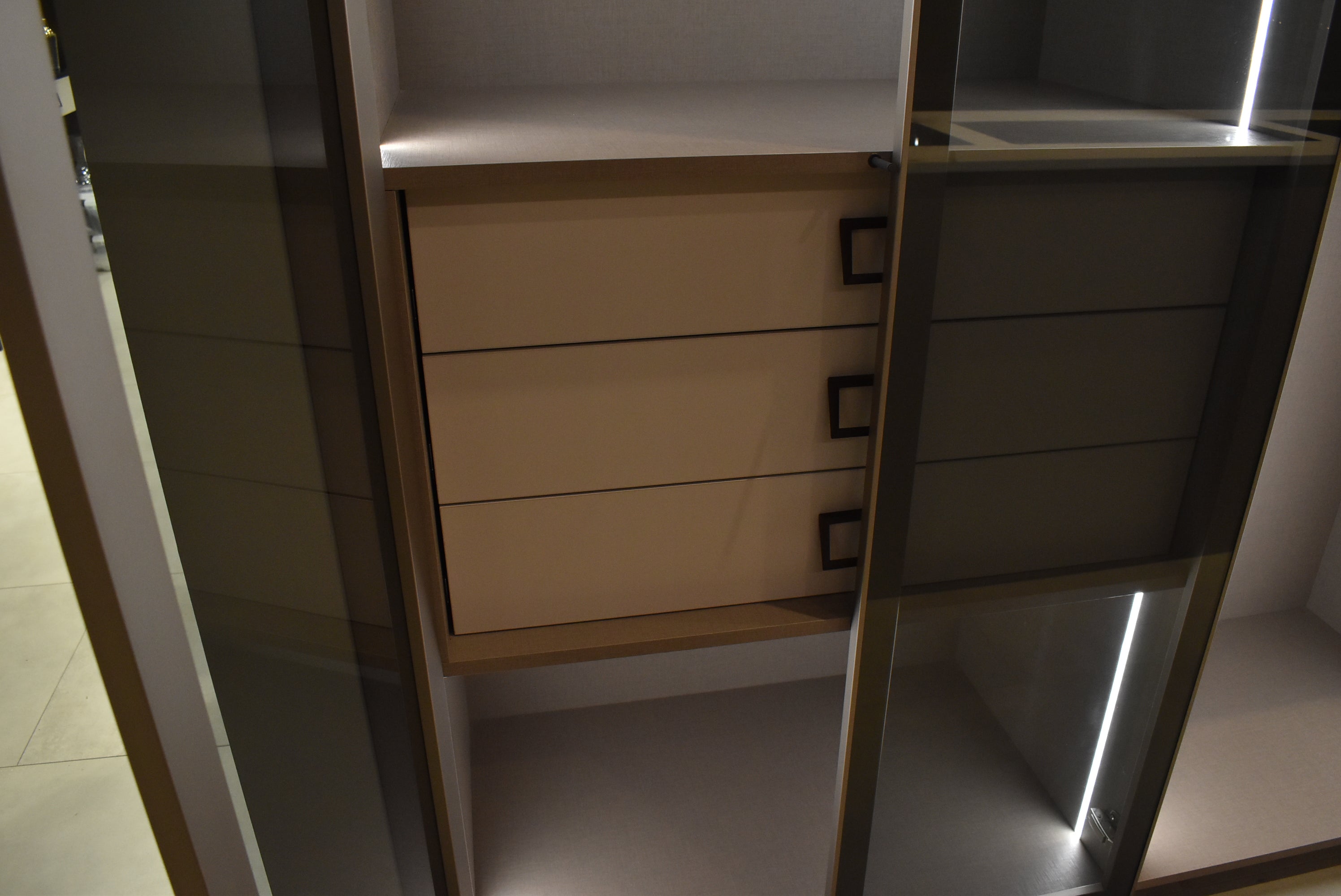 Azzurri Casa Modern Complete Closet System with Island